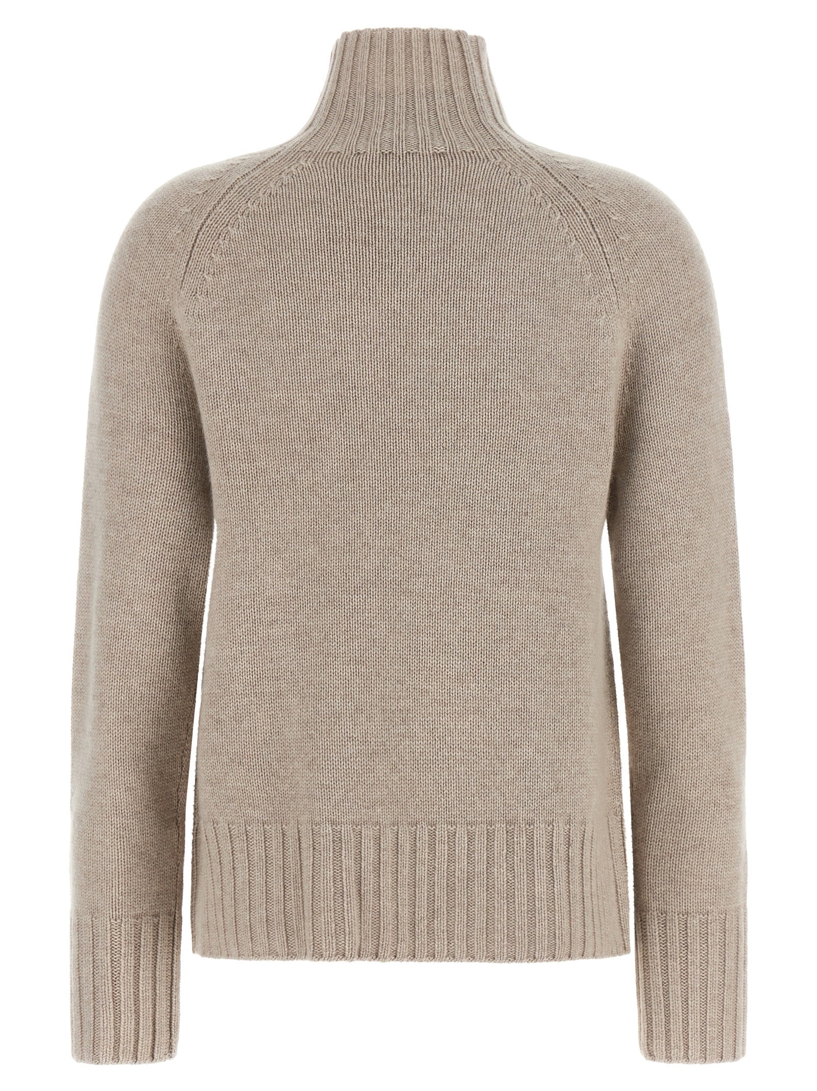 Beige Wool Cardigan