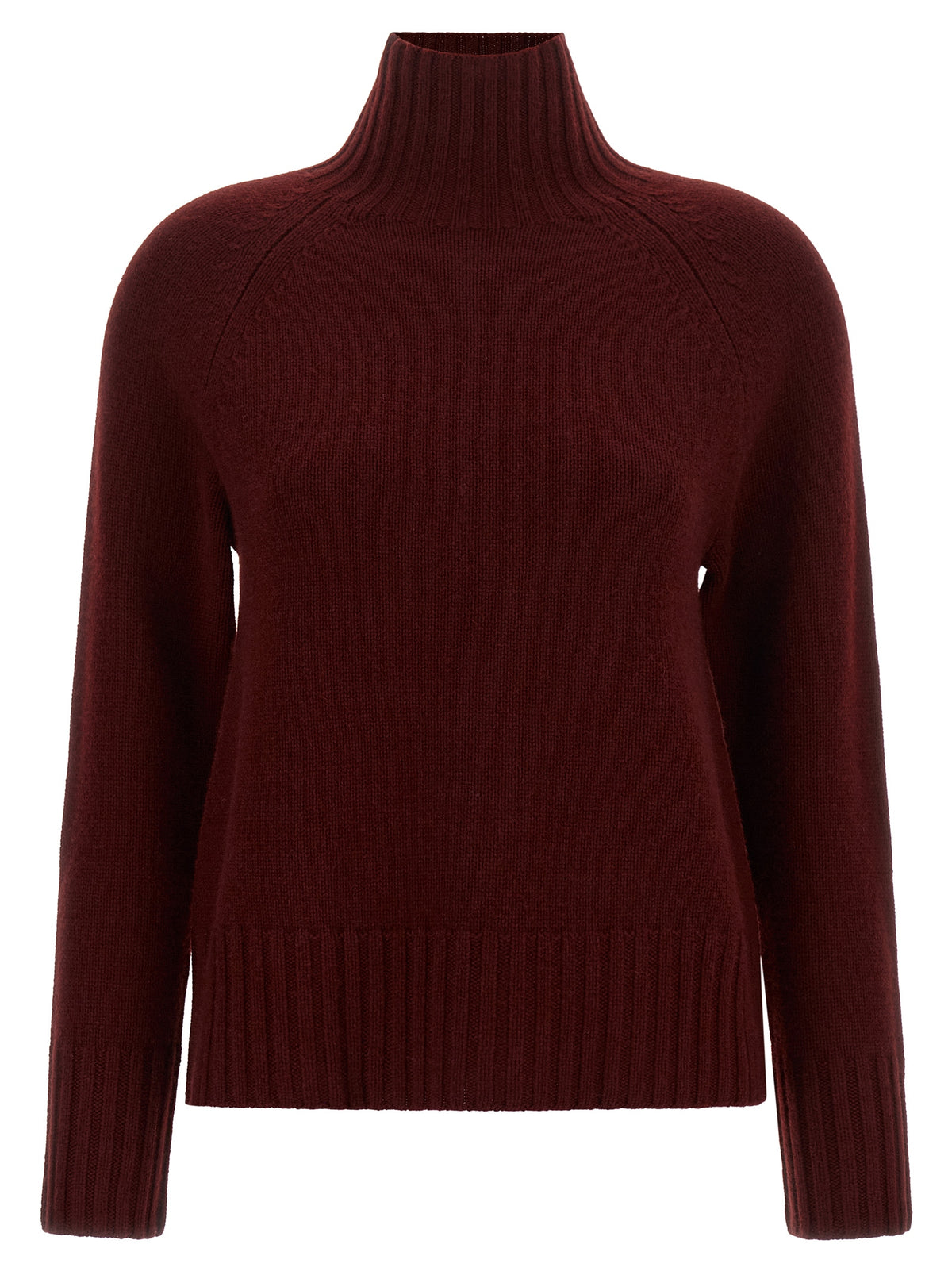 Bordeaux Wool Cardigan