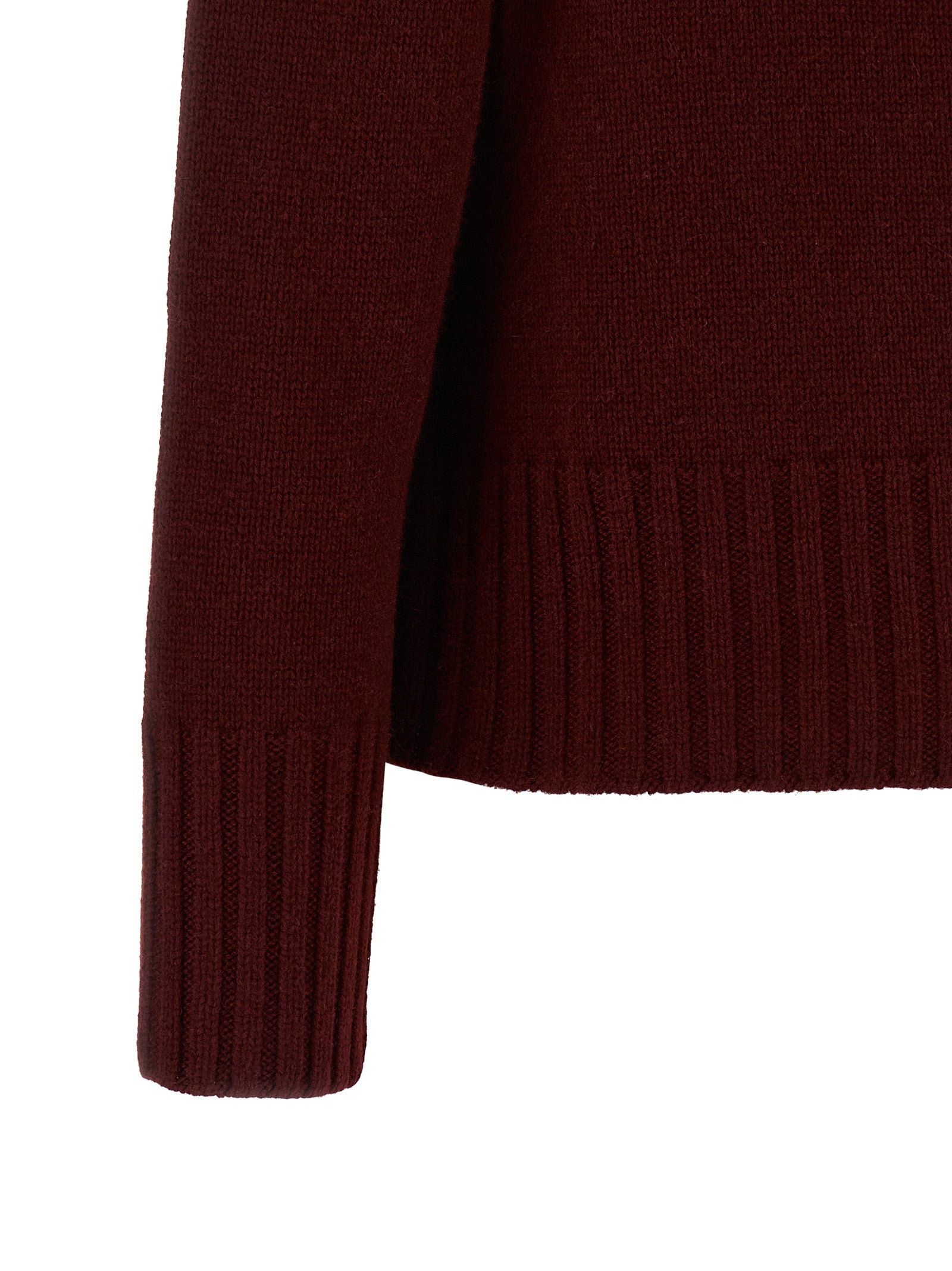 Bordeaux Wool Cardigan