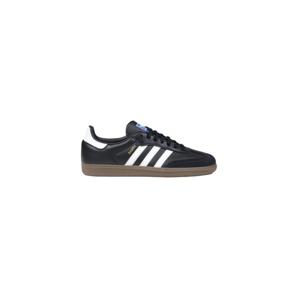 Black Leather Athletic Sneakers