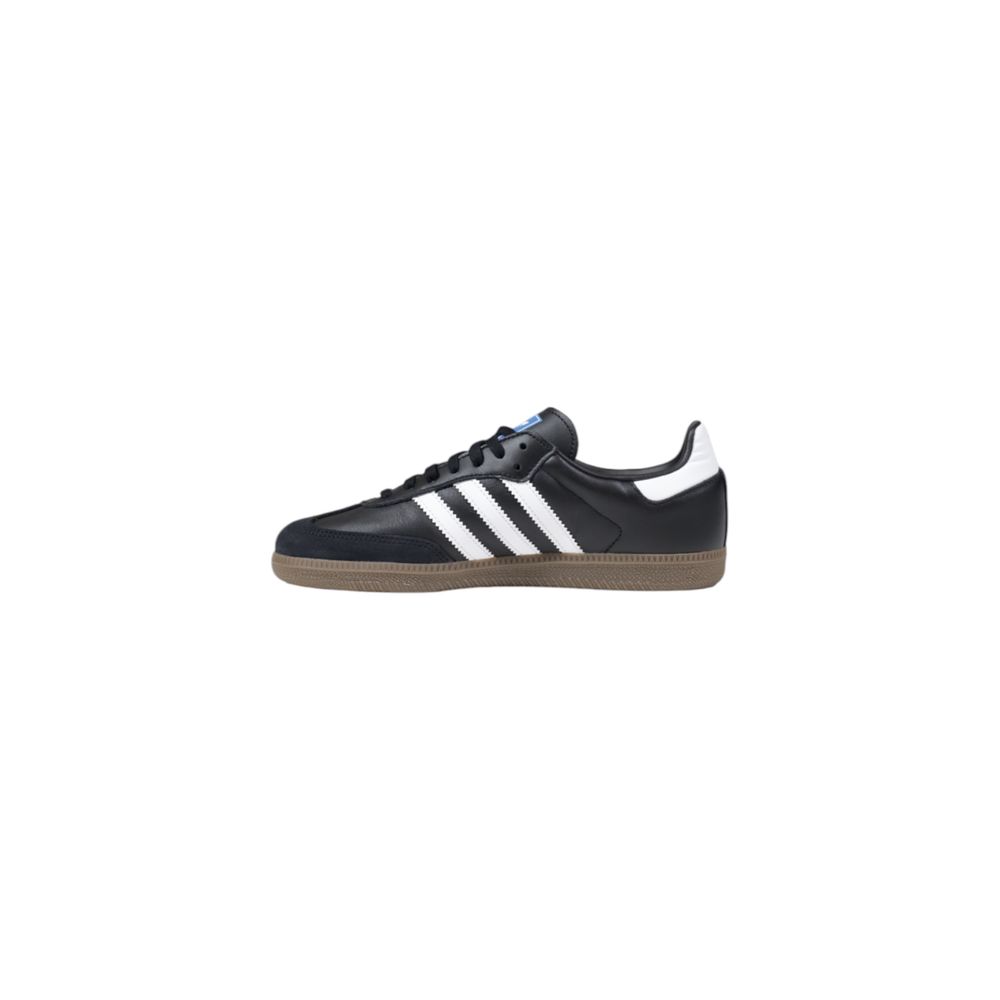 Black Leather Athletic Sneakers