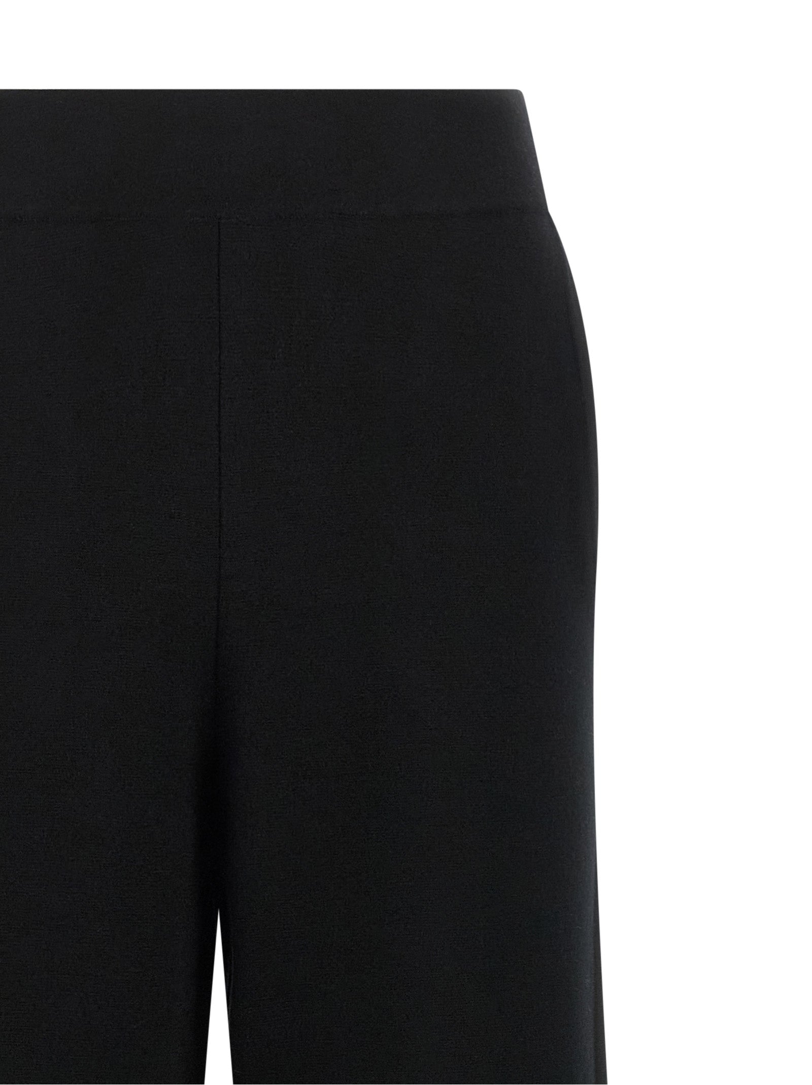 Black Wool Casual Pants