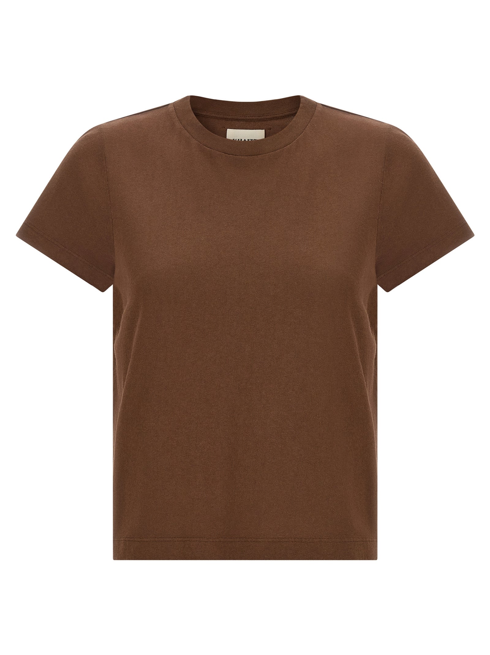 Brown Cotton T-Shirt