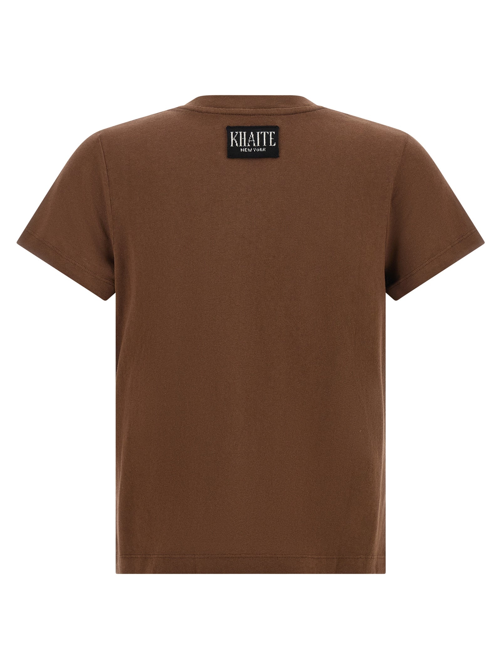 Brown Cotton T-Shirt