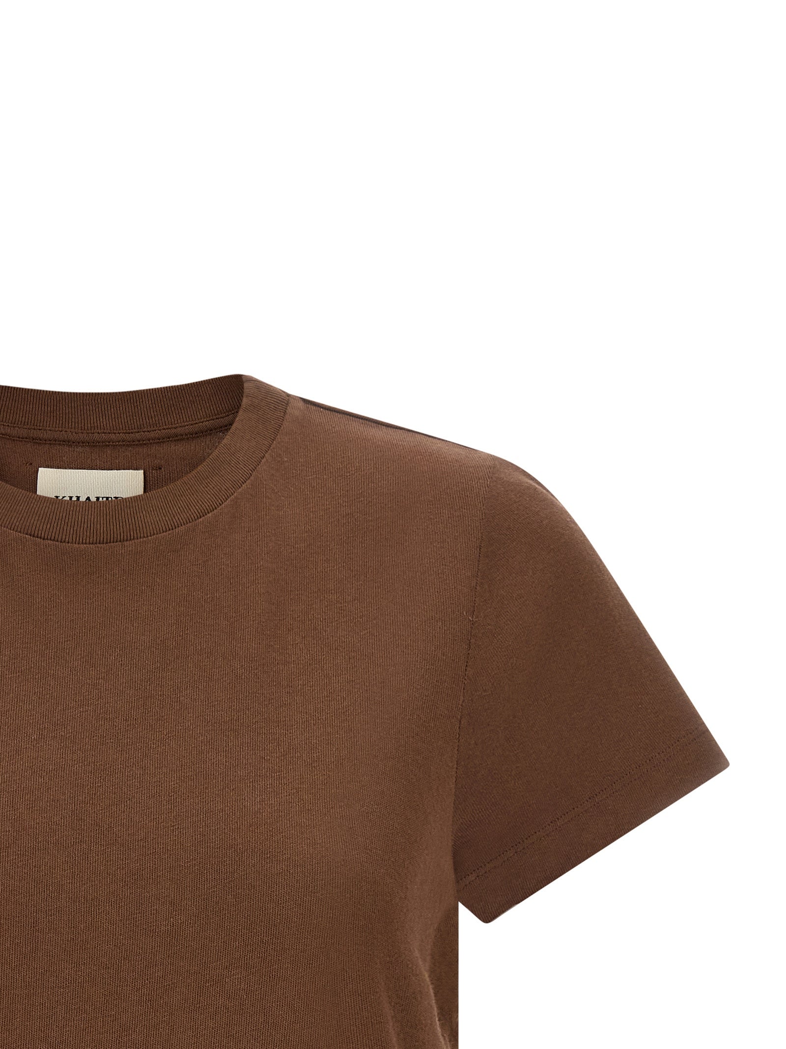 Brown Cotton T-Shirt