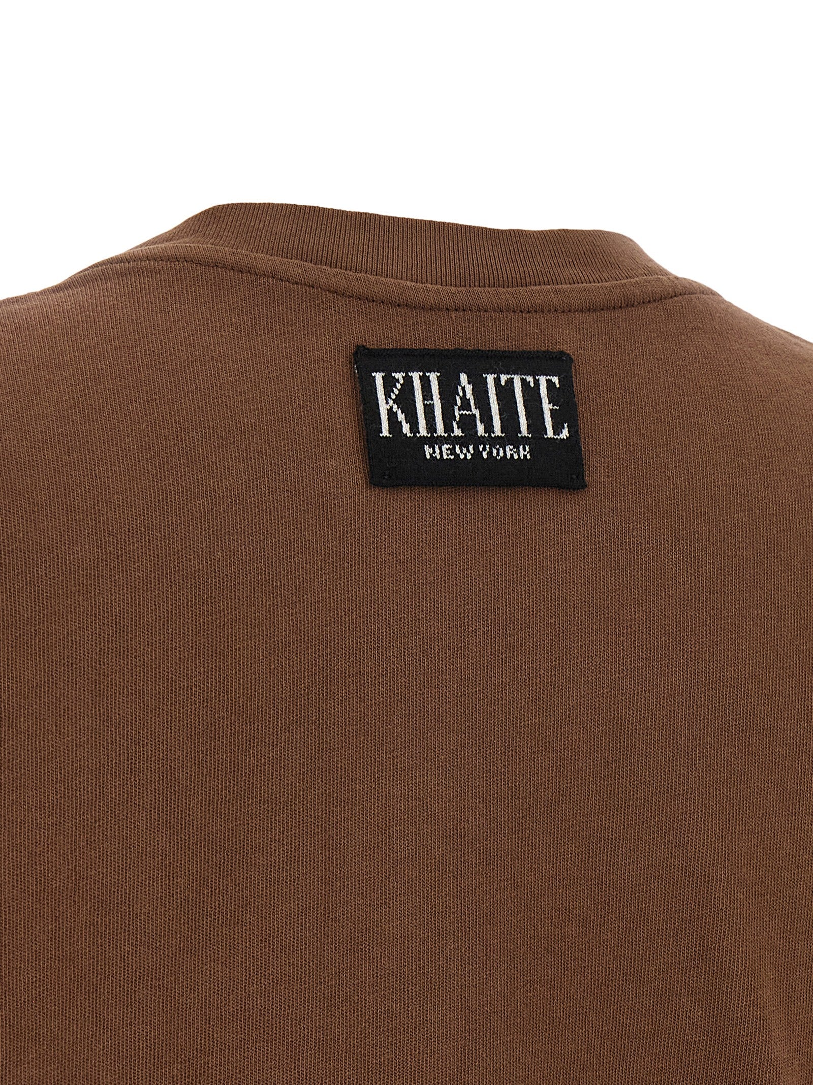 Brown Cotton T-Shirt
