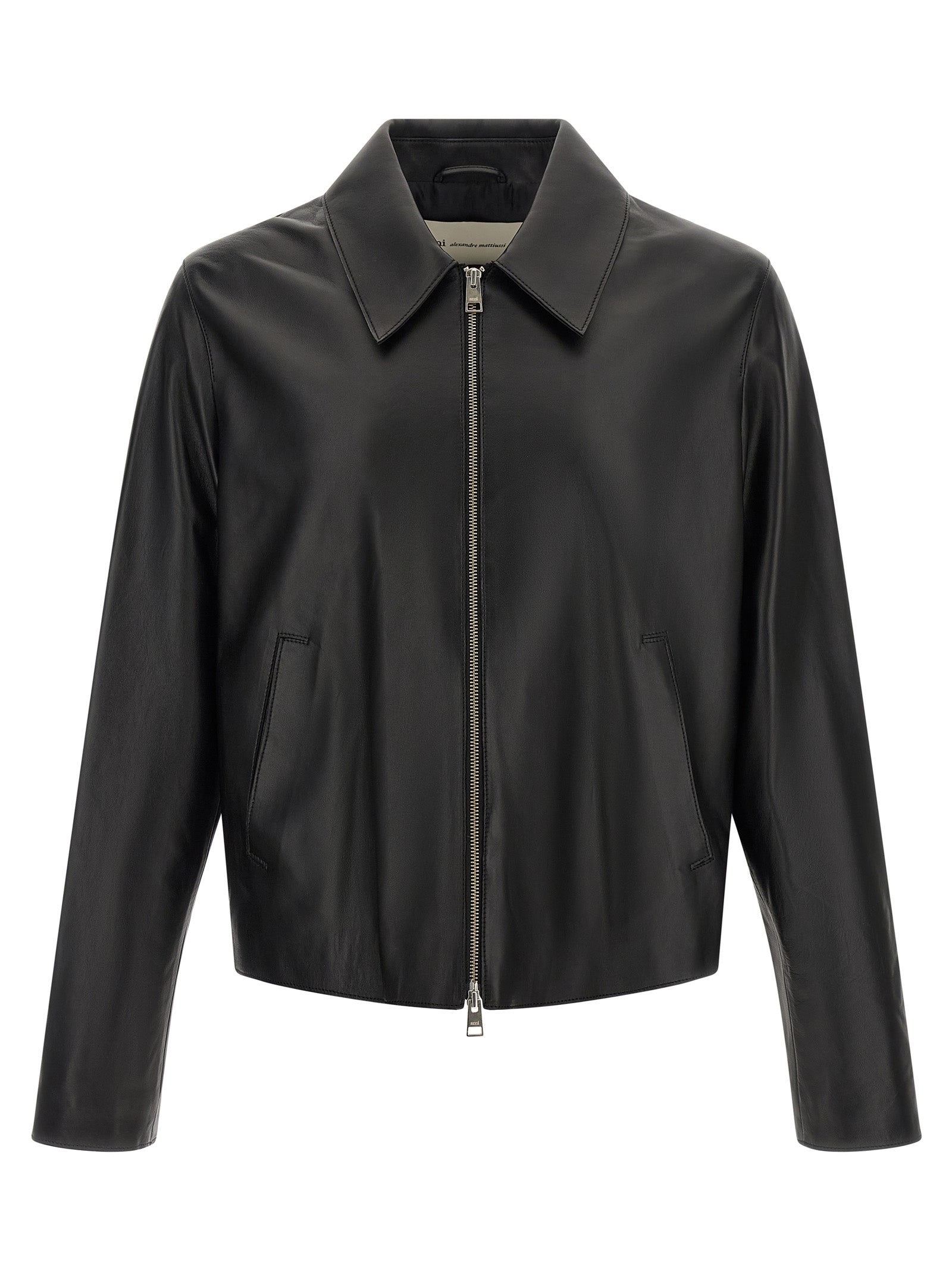 Black Lamb Leather Leather Jacket
