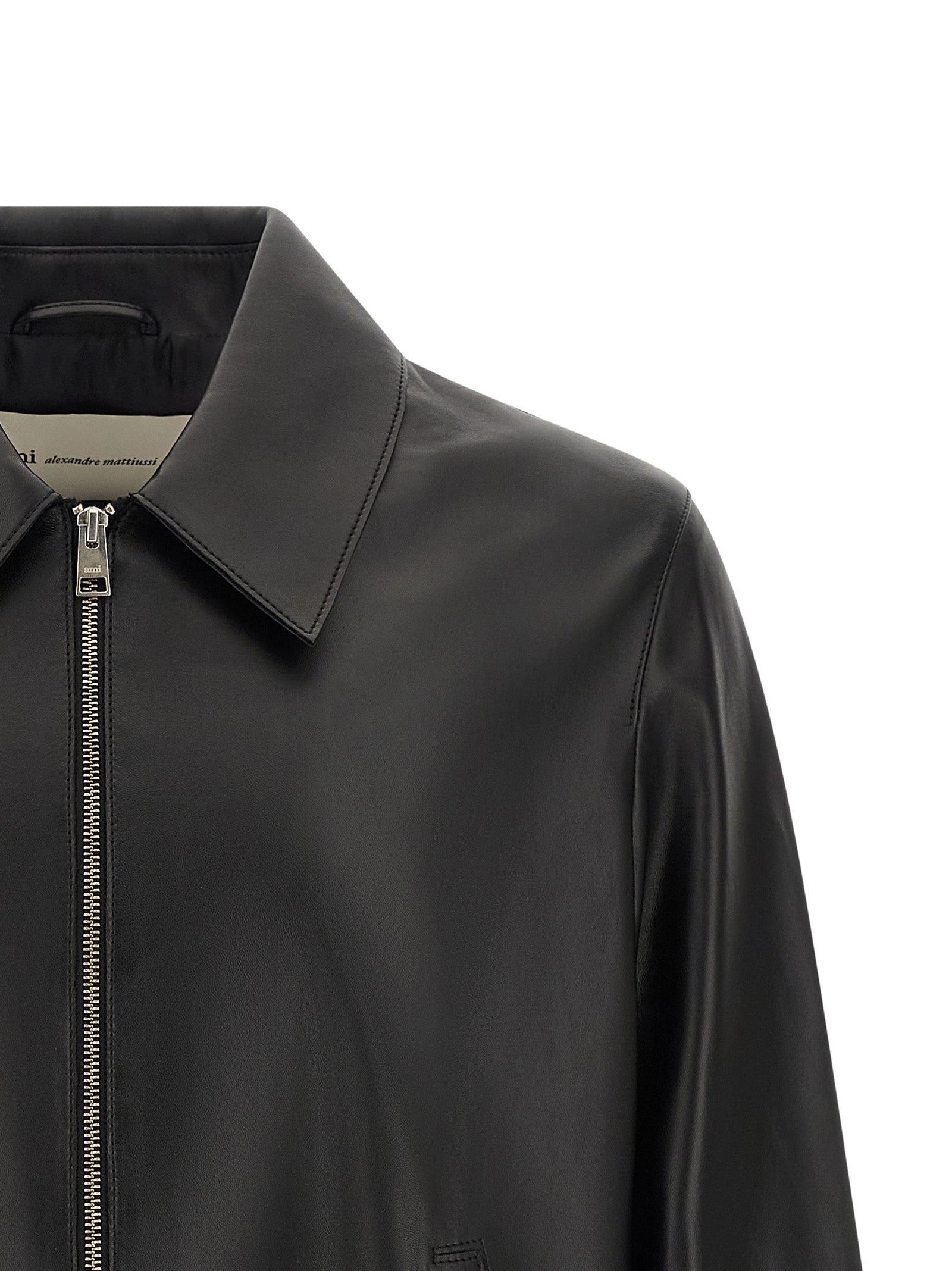 Black Lamb Leather Leather Jacket