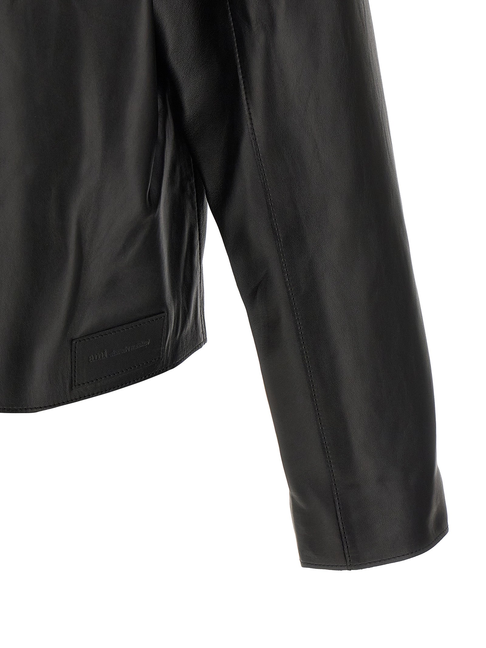 Black Lamb Leather Leather Jacket