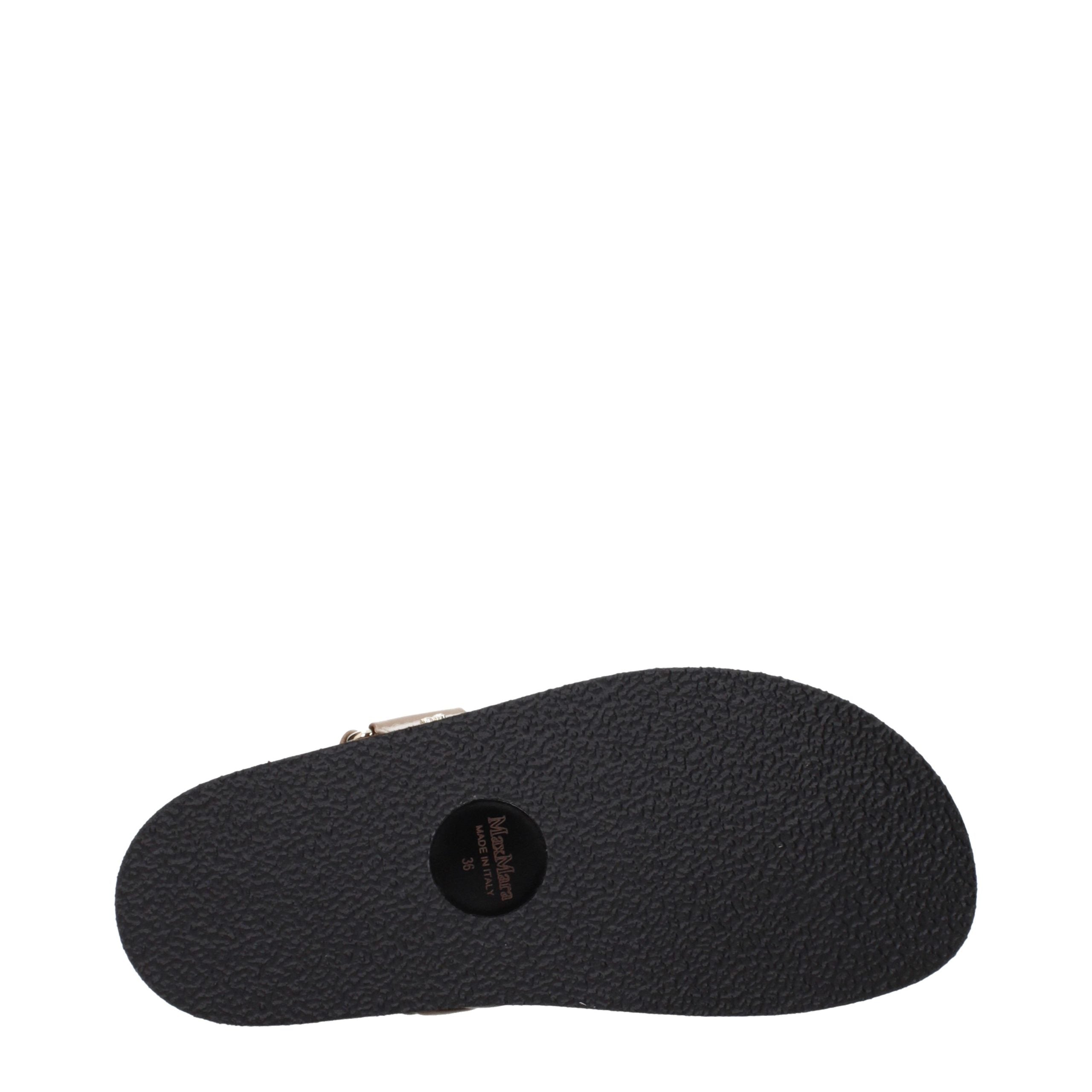 Brown Leather Flat Sandals