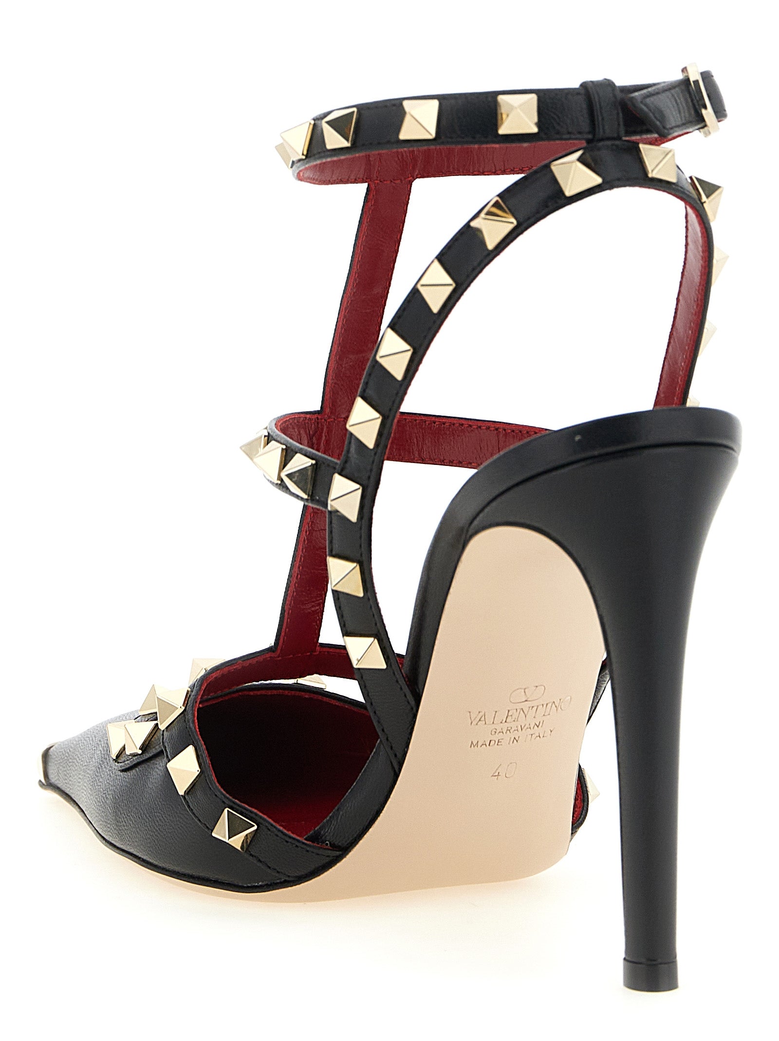 Black Calfskin High Heel Pumps