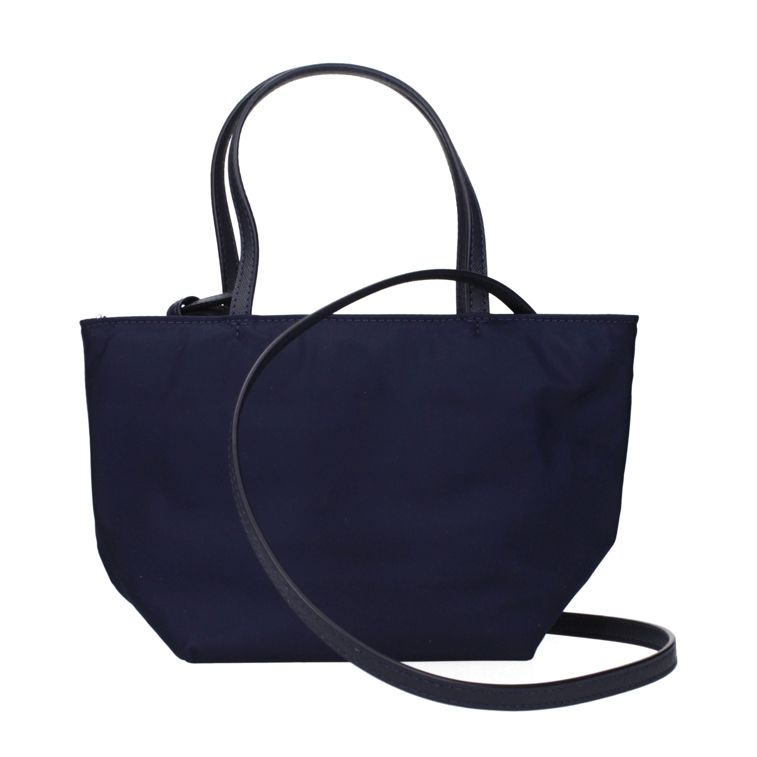 Blue Nylon Handbag