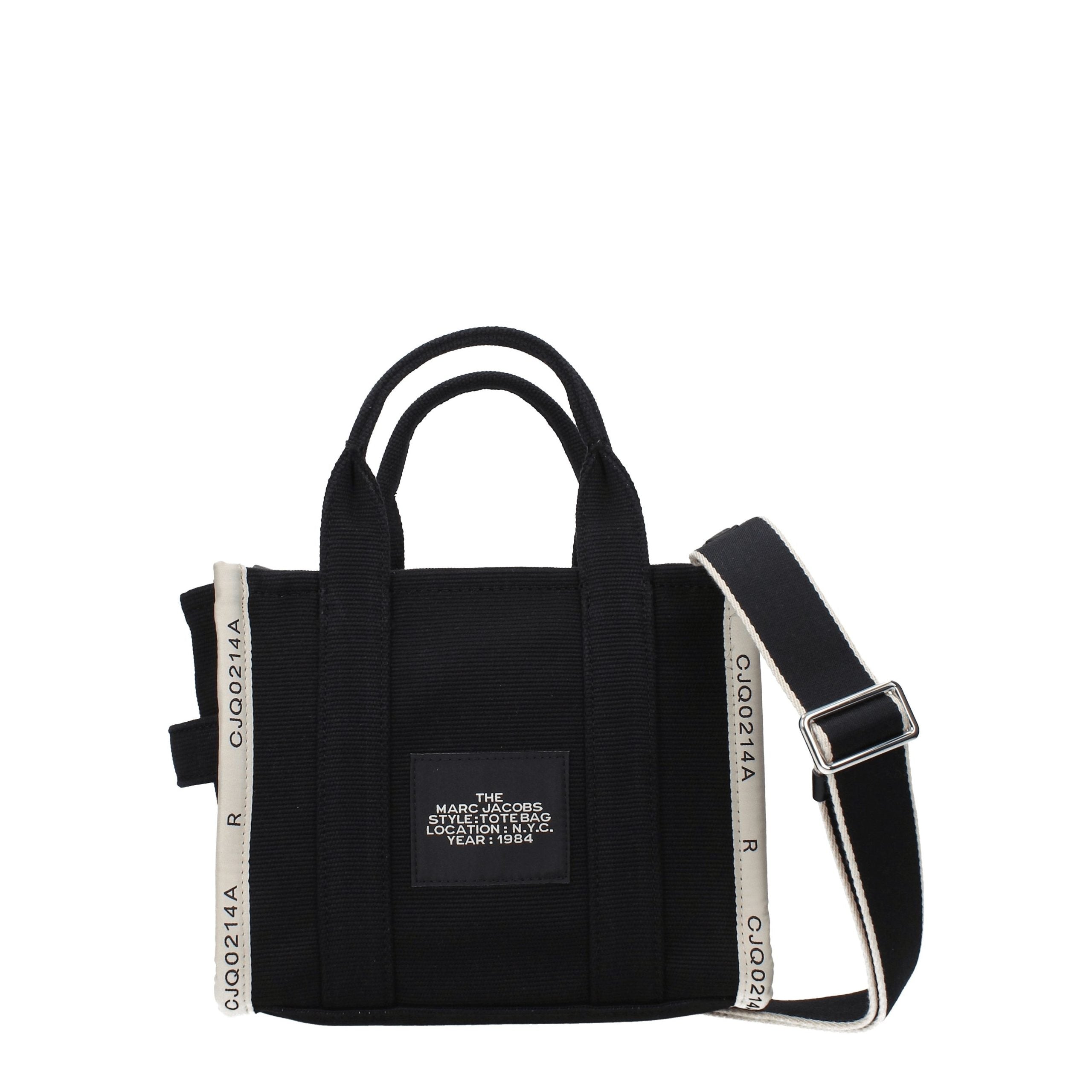 Black Fabric Handbag