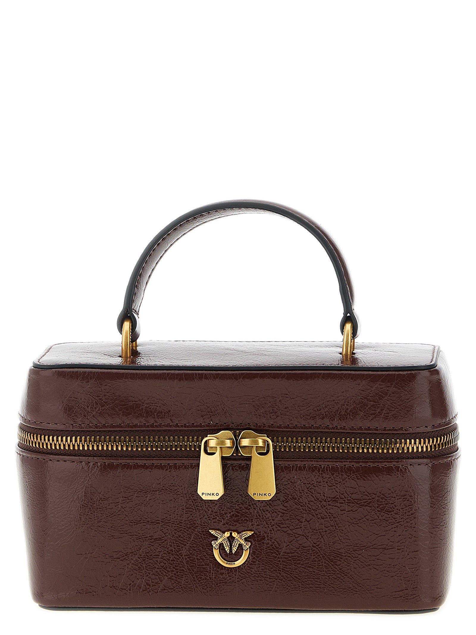 Bordeaux Calfskin Crossbody Bag