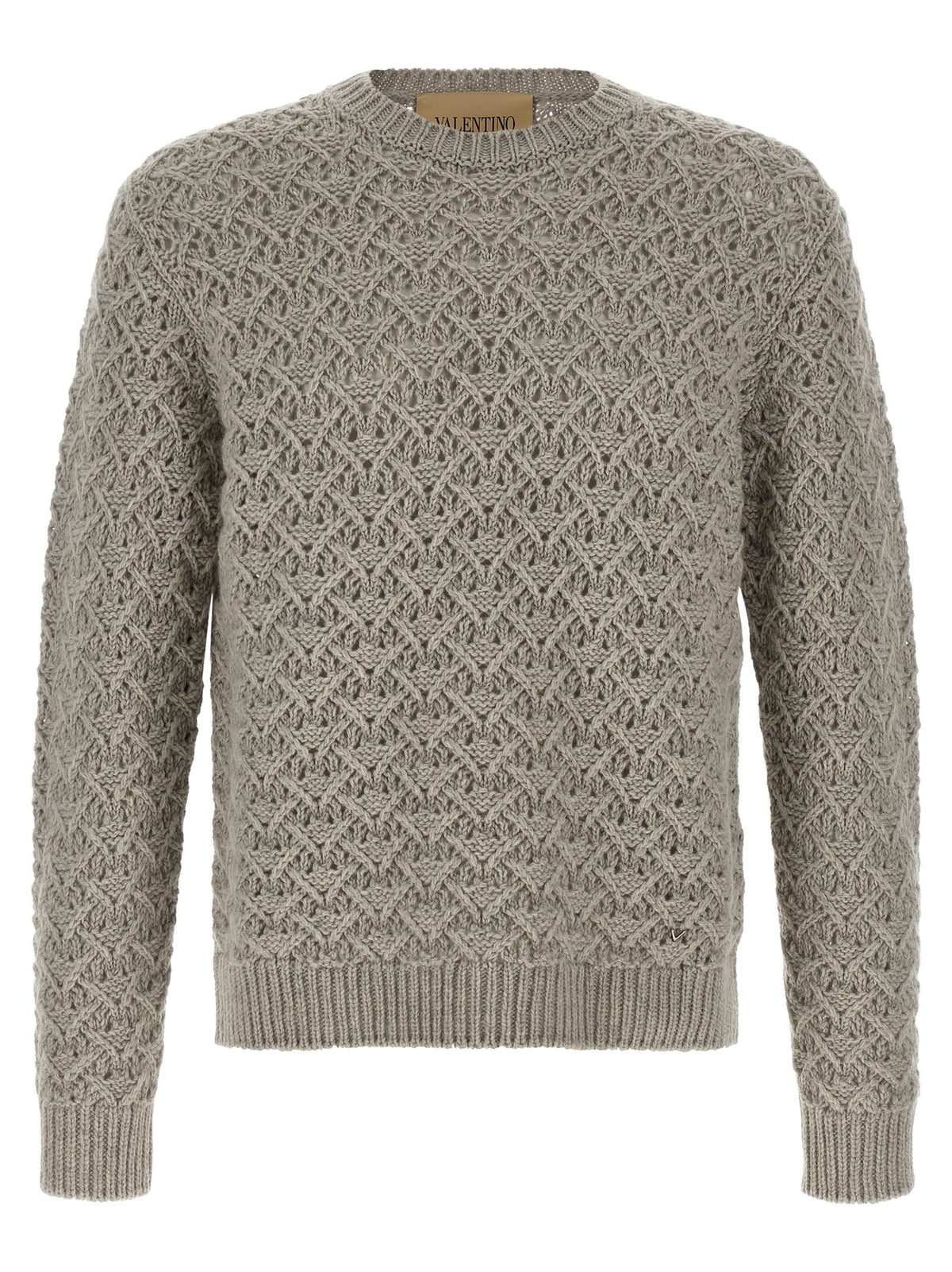 Gray Virgin Wool Cardigan