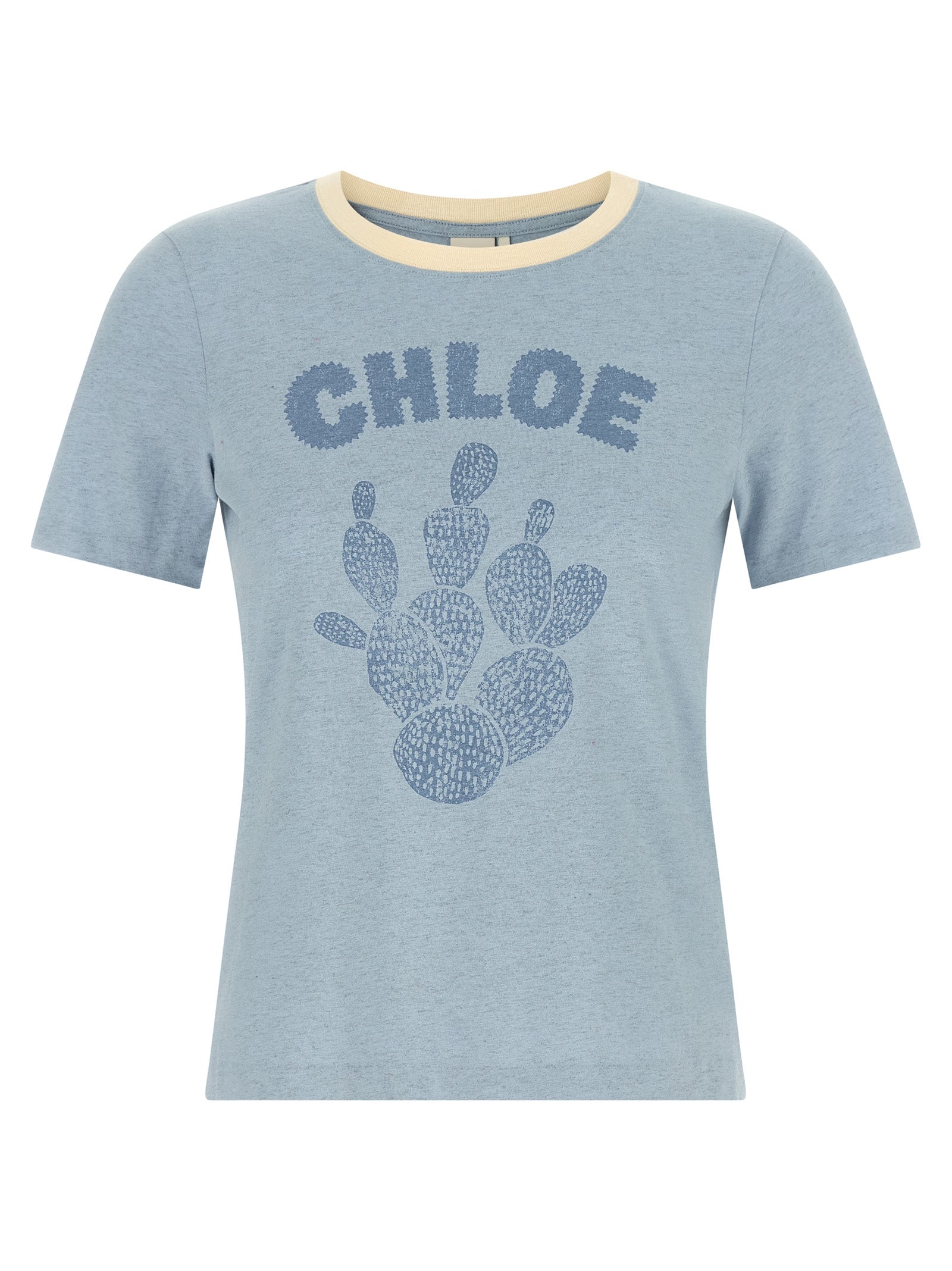 Blue Cotton T-Shirt