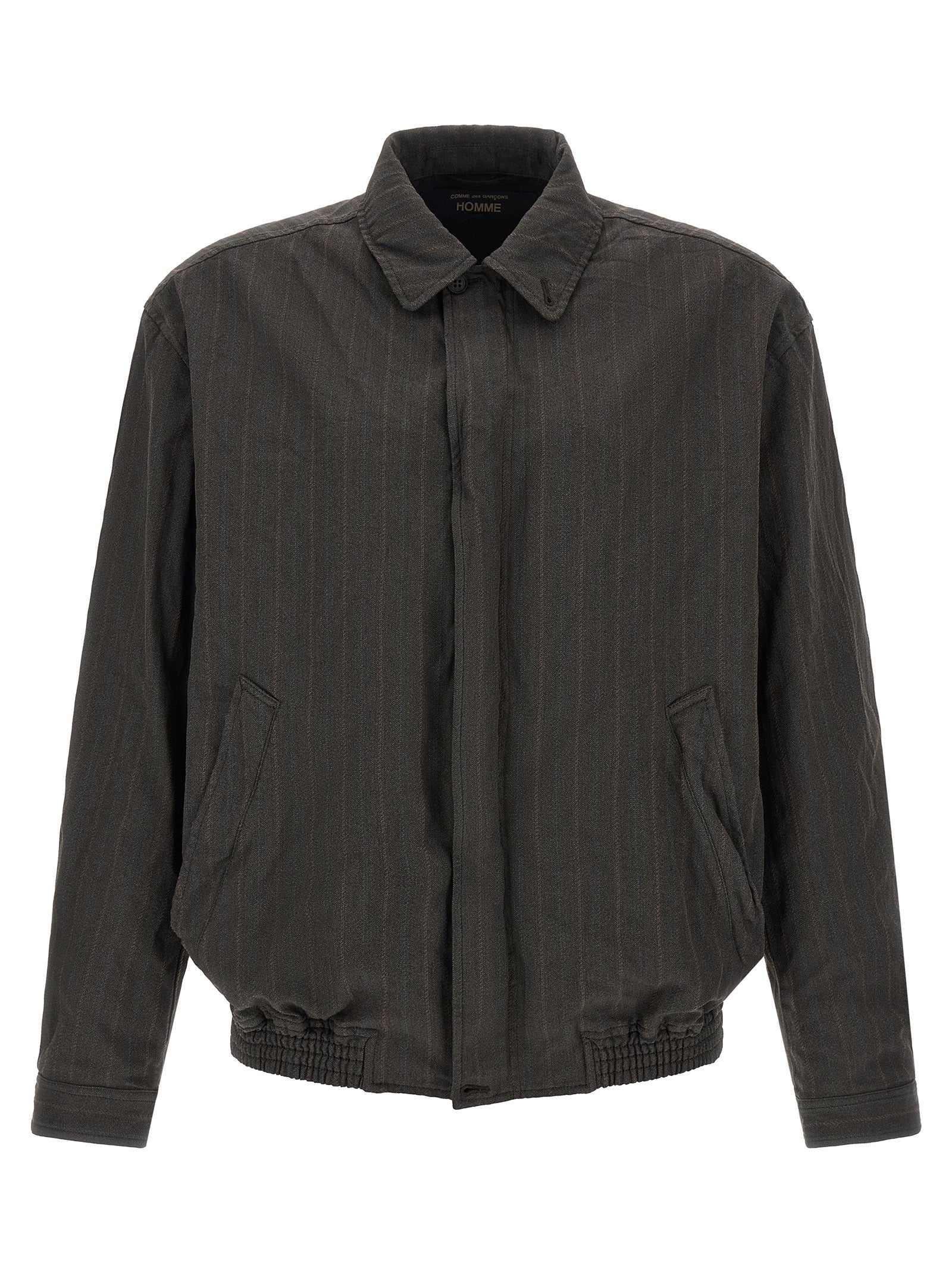 Brown Polyester Bomber