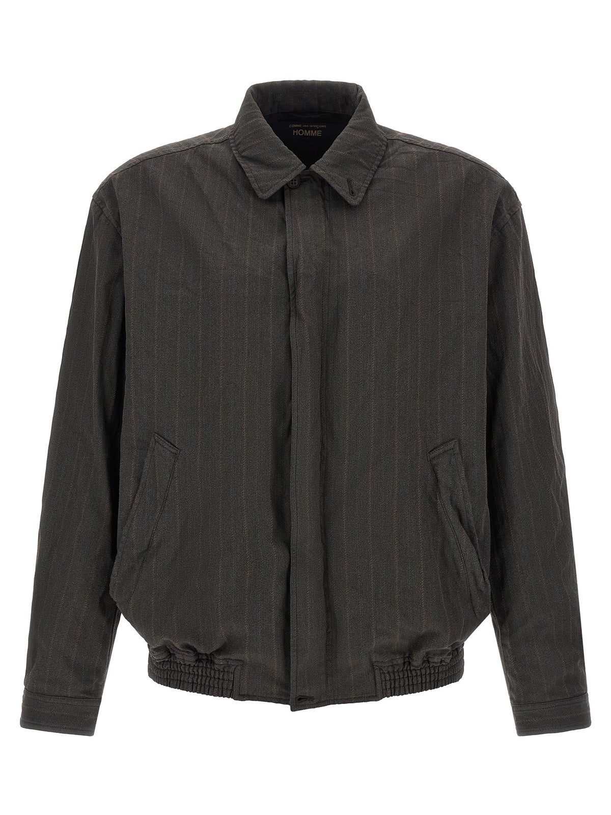 Brown Polyester Bomber