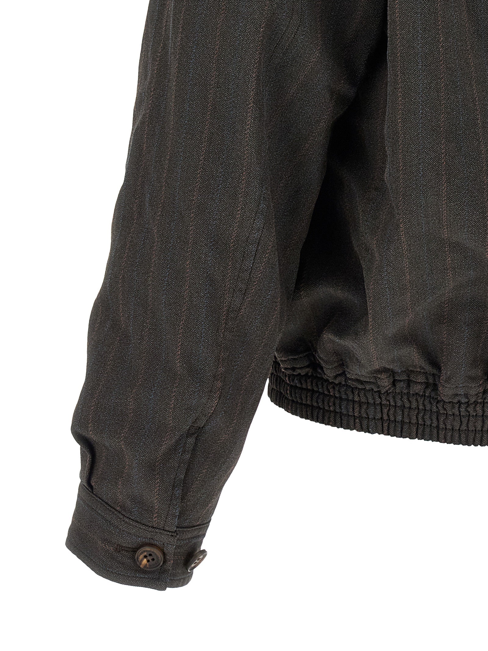 Brown Polyester Bomber