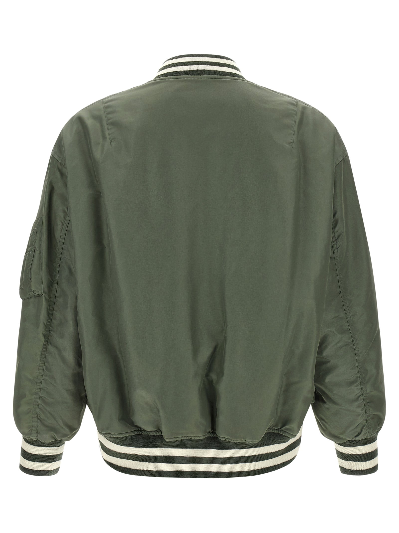 Bicolor Nylon Bomber