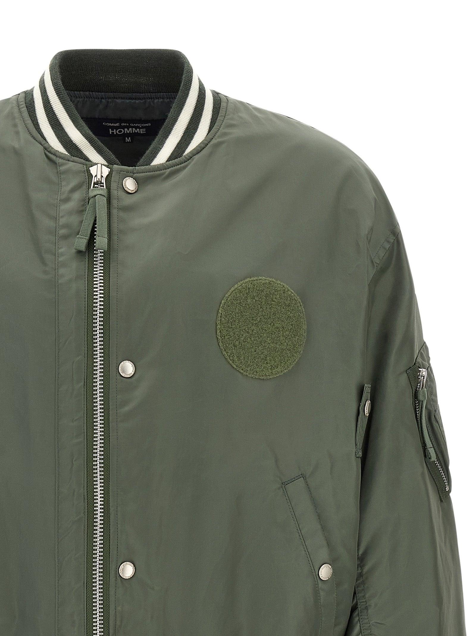 Bicolor Nylon Bomber