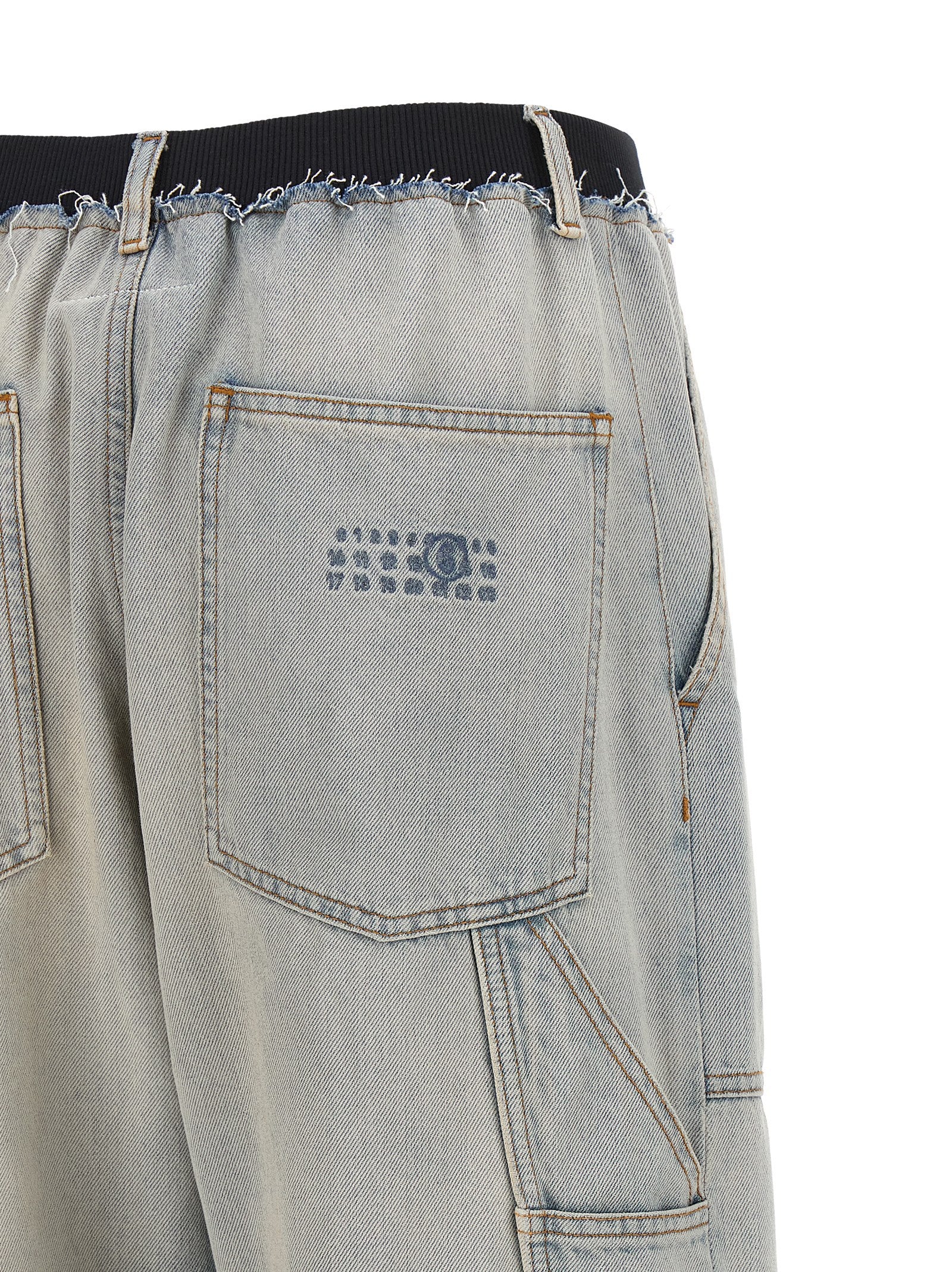 Blue Cotton Relaxed Fit Jeans