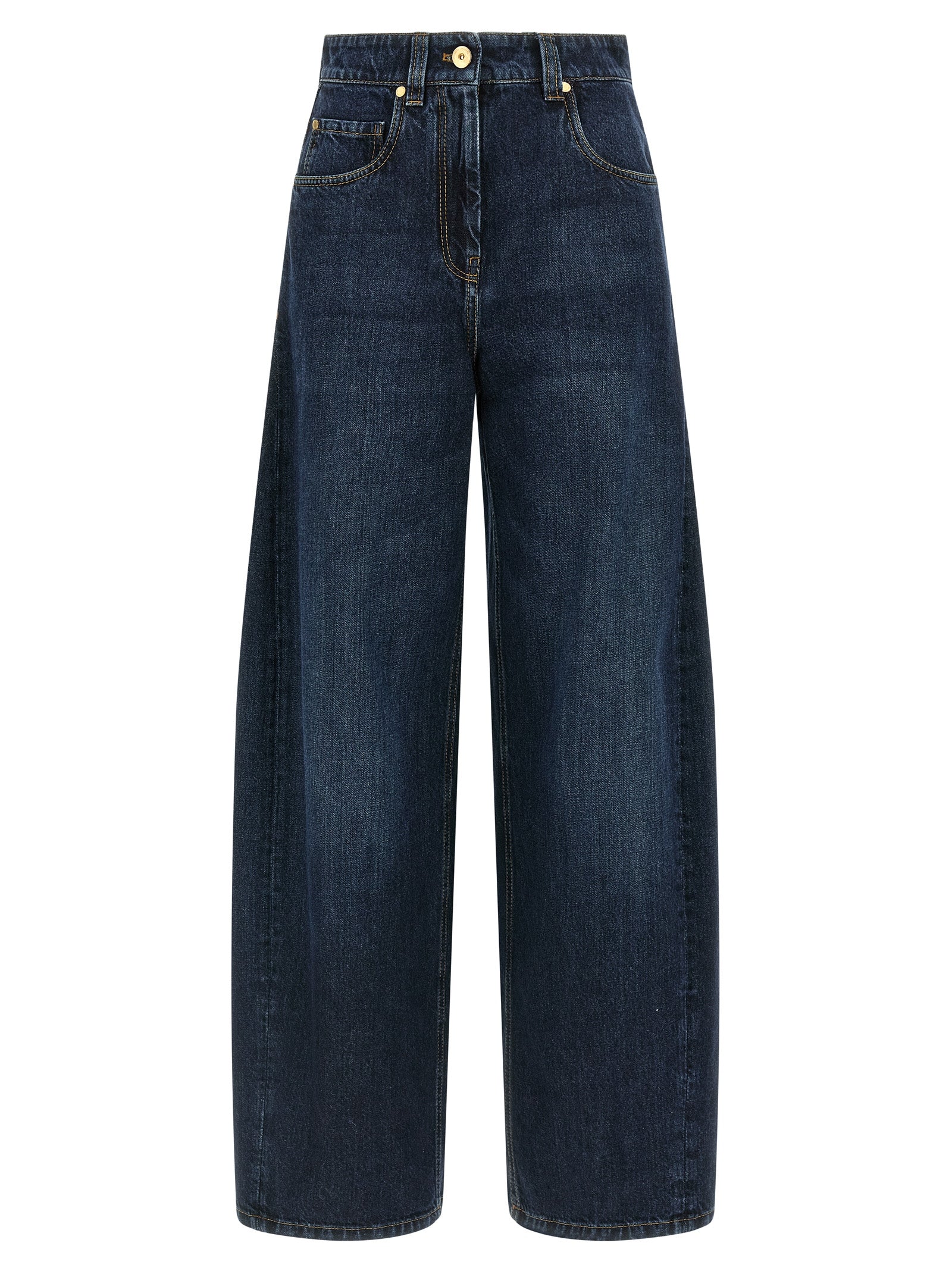 Blue Cotton Jeans Denim