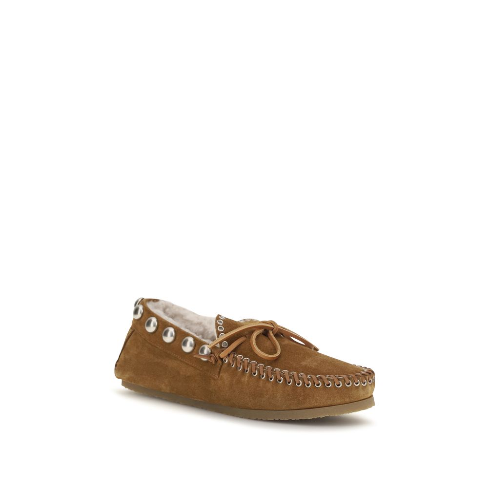 Brown Calf Leather Bos Taurus Moccassin