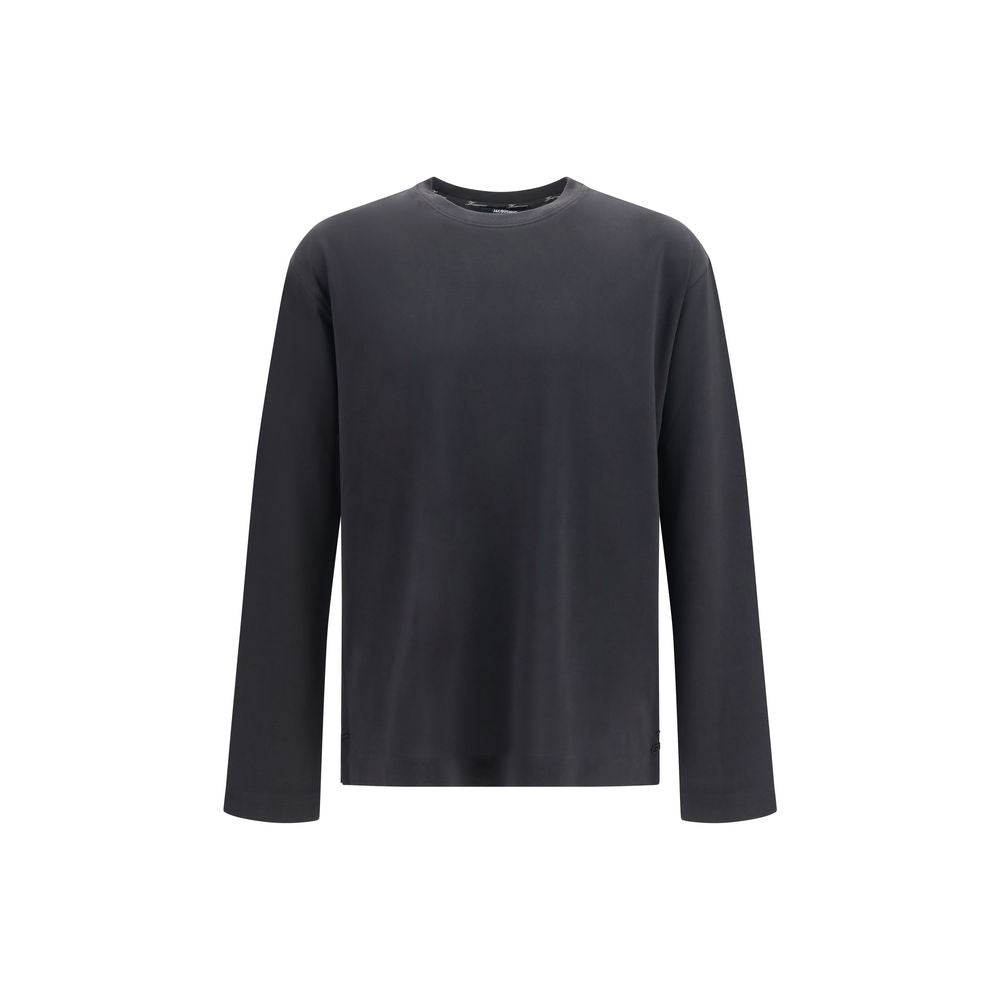 Black Paper Long Sleeve T-Shirt