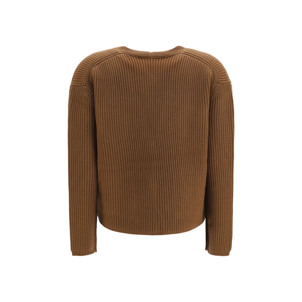 Brown Wool Oves Aries Cardigan