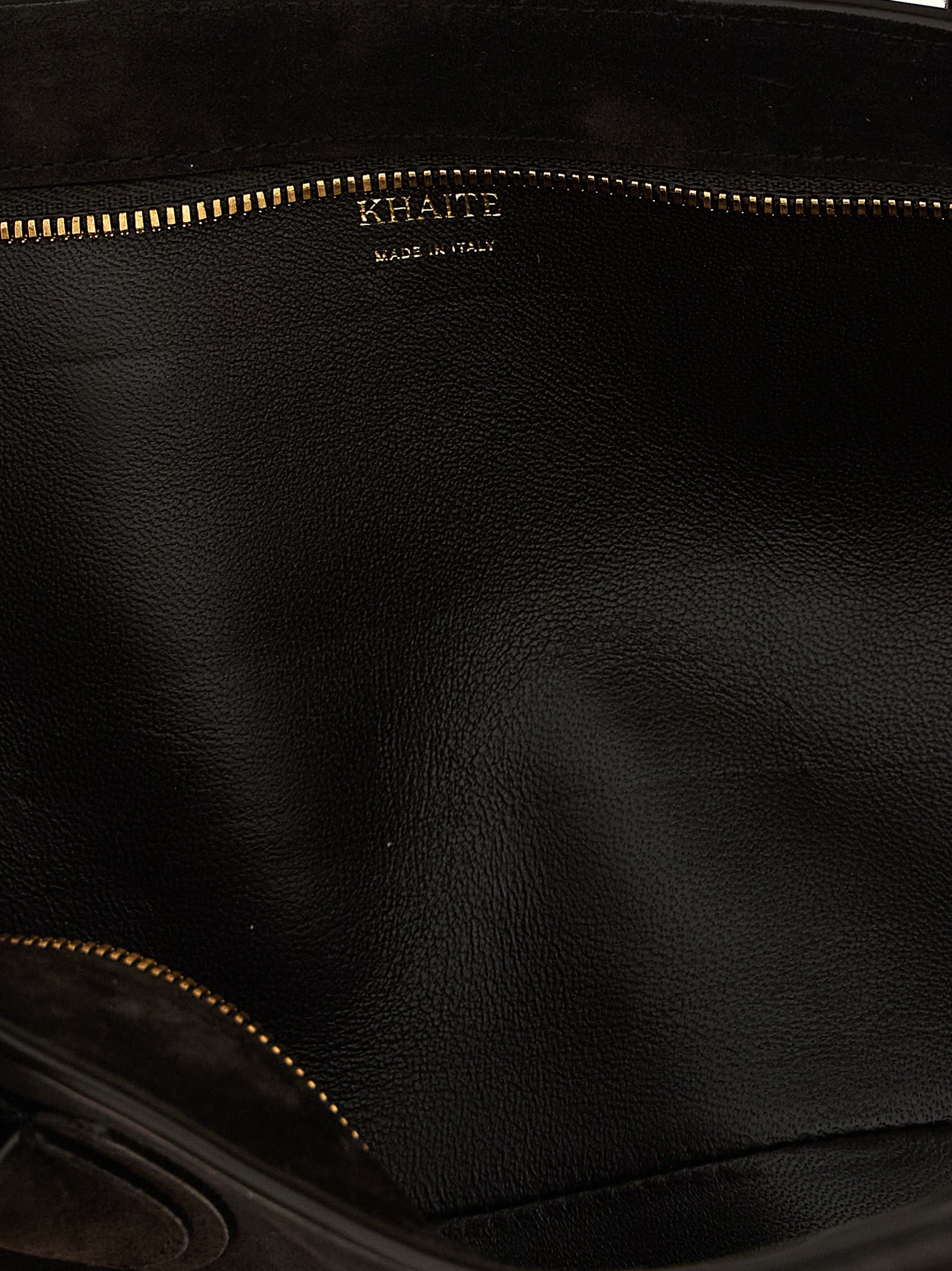 Brown Calfskin Shoulder Bag