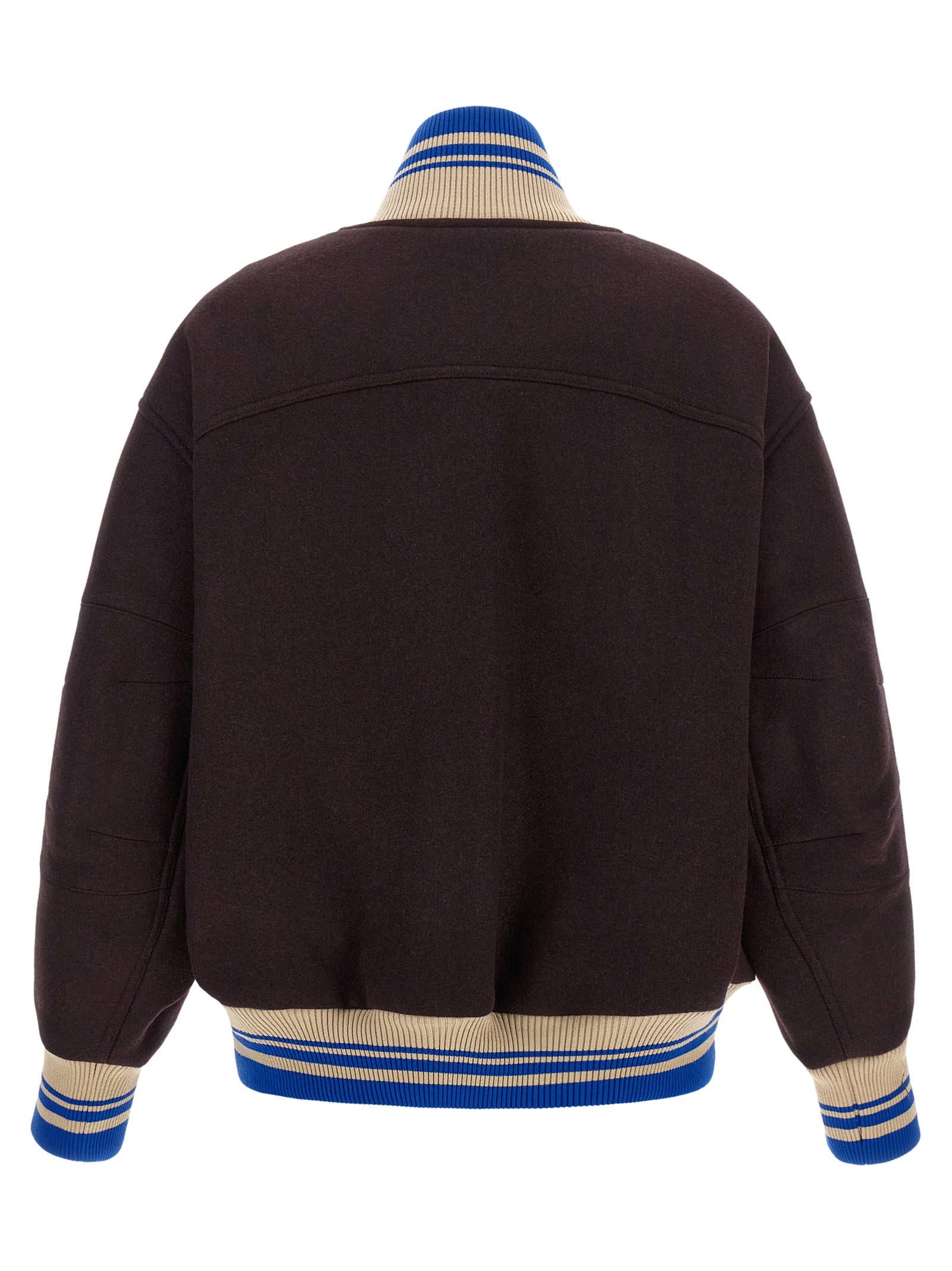 Purple Wool Bomber