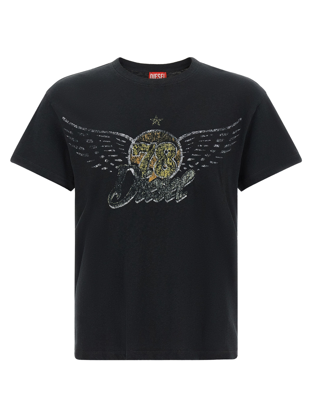 Black Cotton T-Shirt