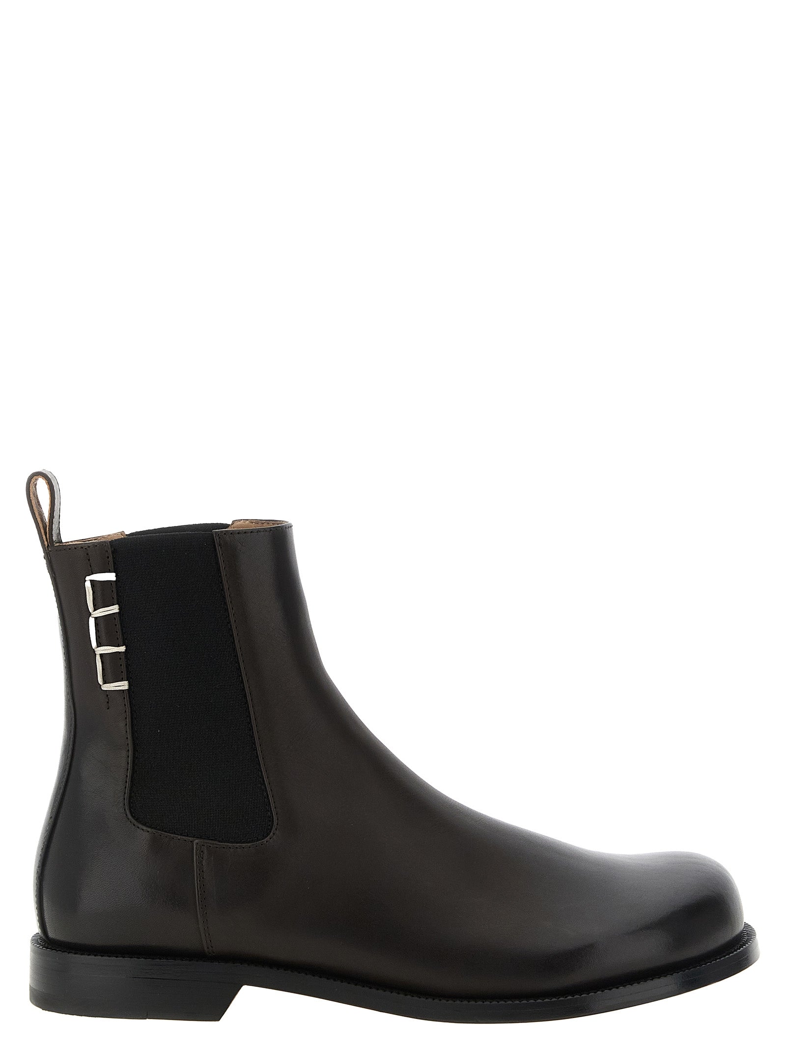 Brown Calfskin Chelsea Boots
