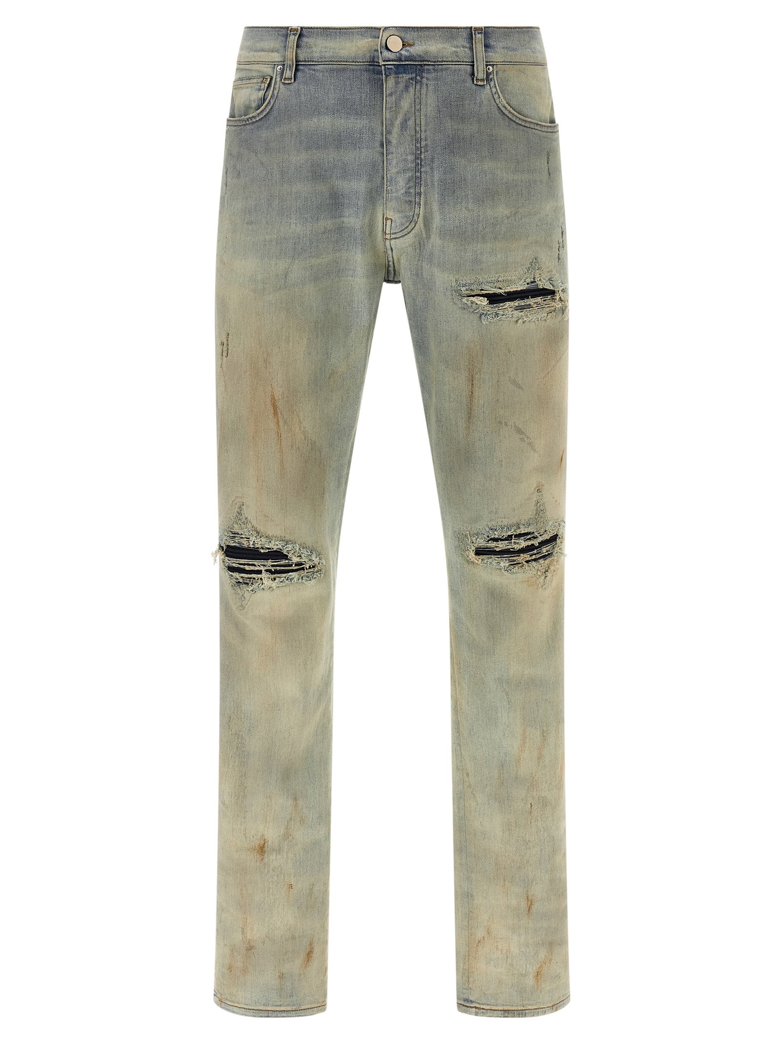 Beige Cotton Jeans Denim