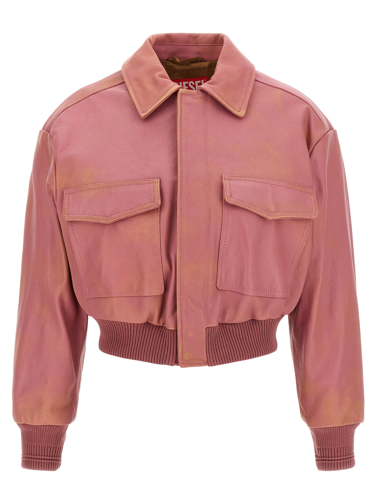 Multicolor Lamb Leather Leather Jacket