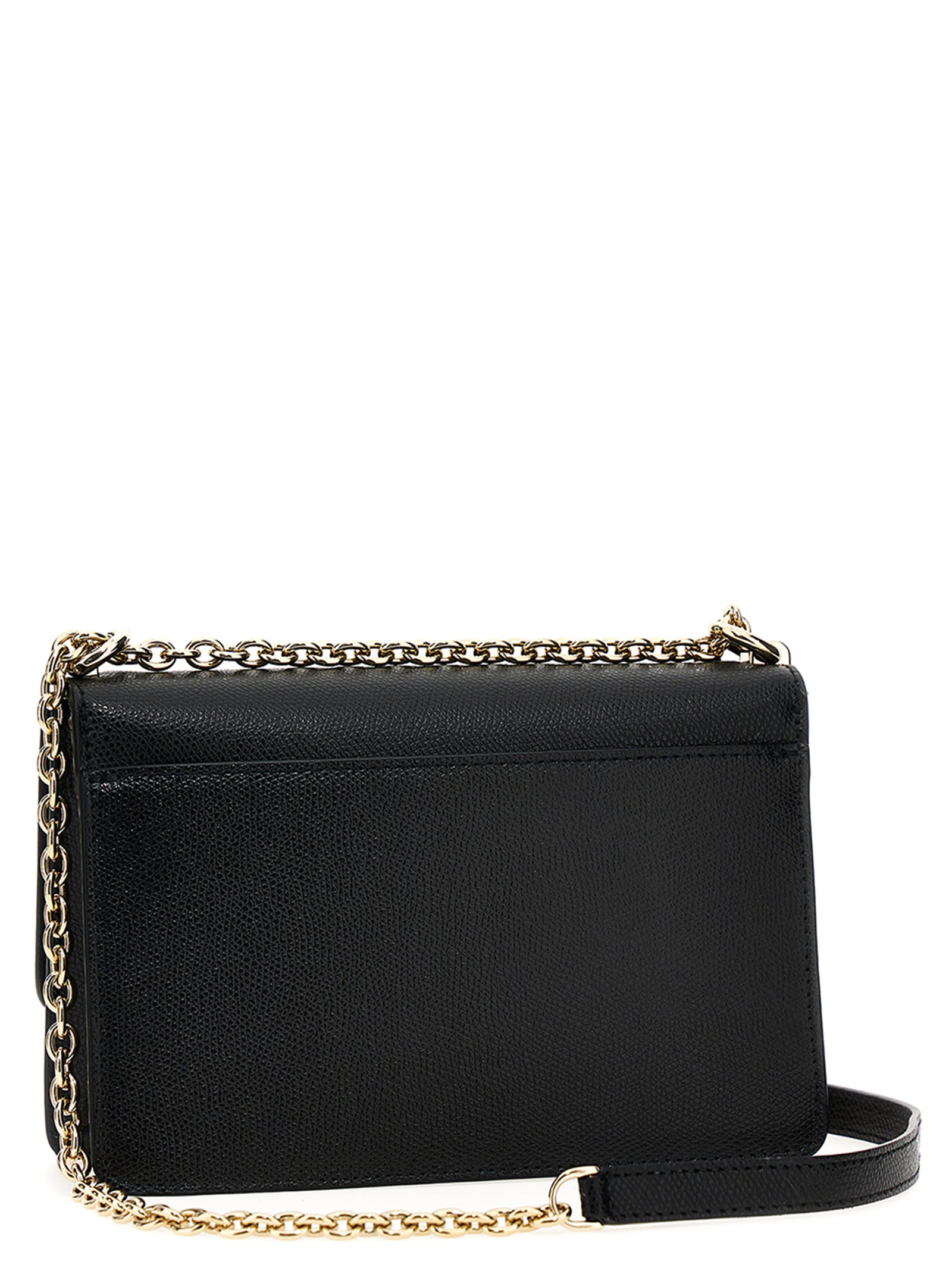 Black Leather Crossbody Bag