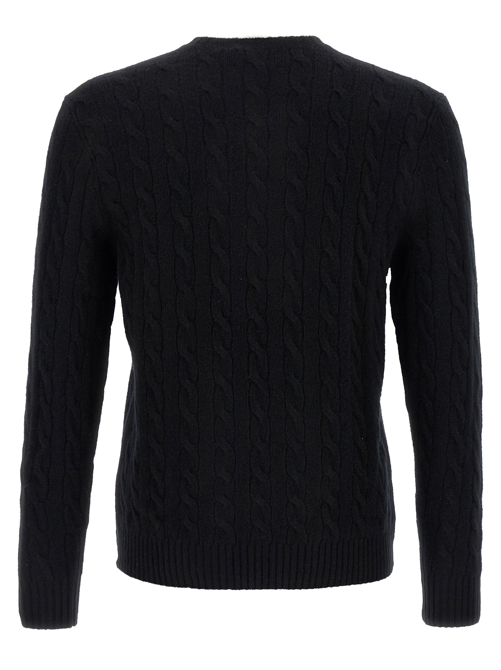 Black Wool Cardigan