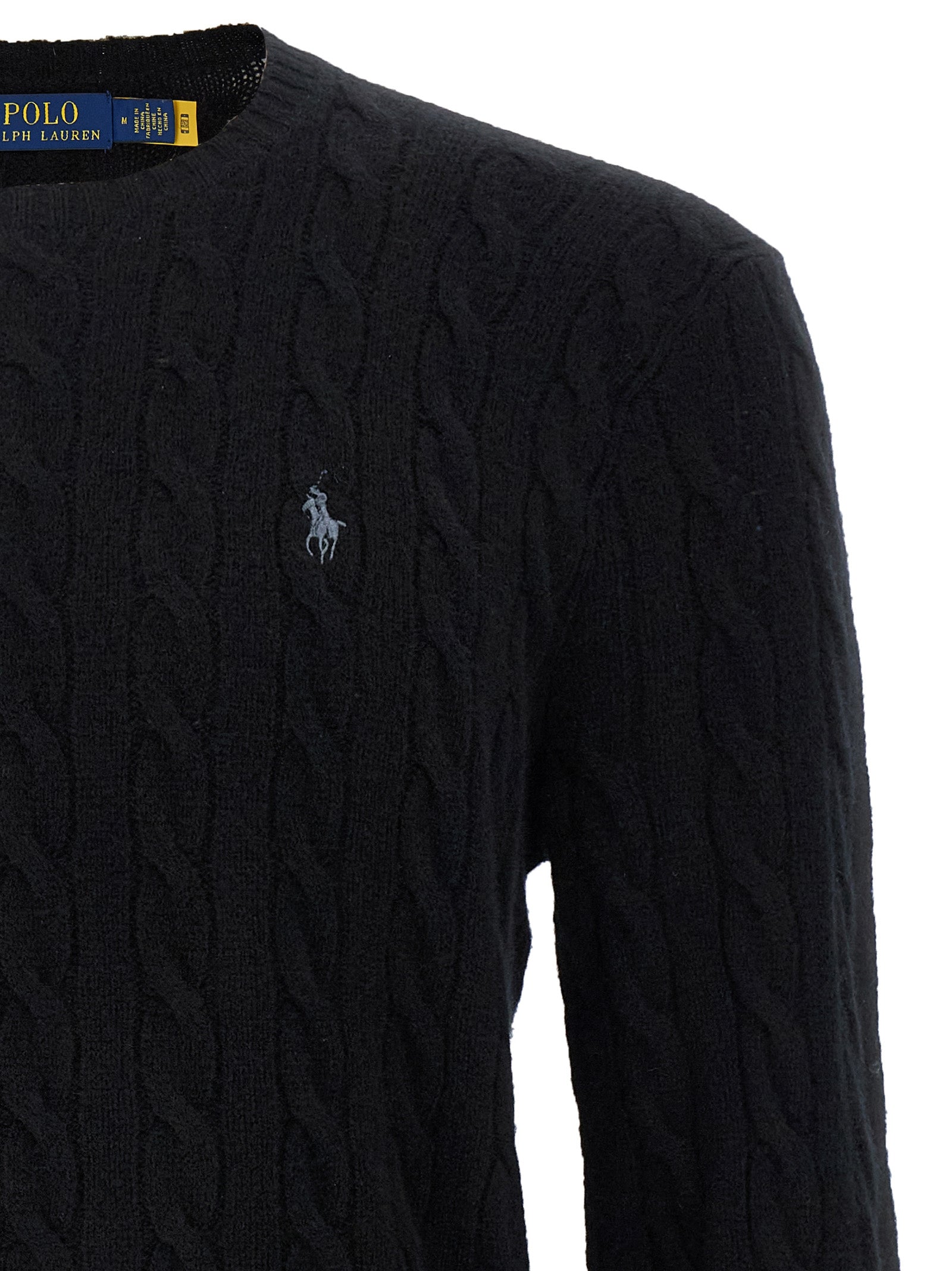 Black Wool Cardigan