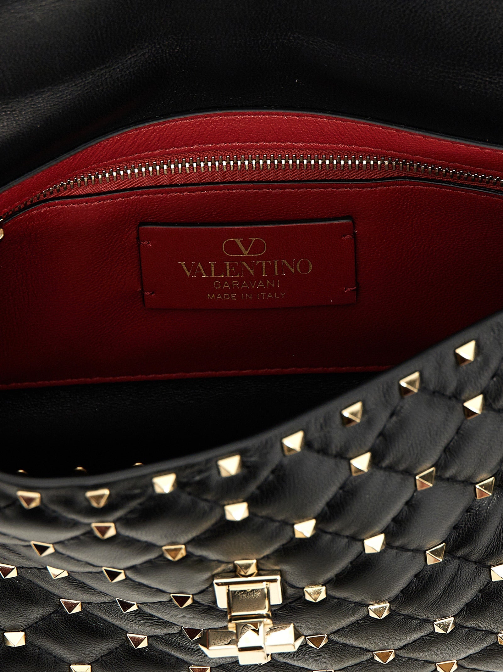 Black Lamb Leather Shoulder Bag