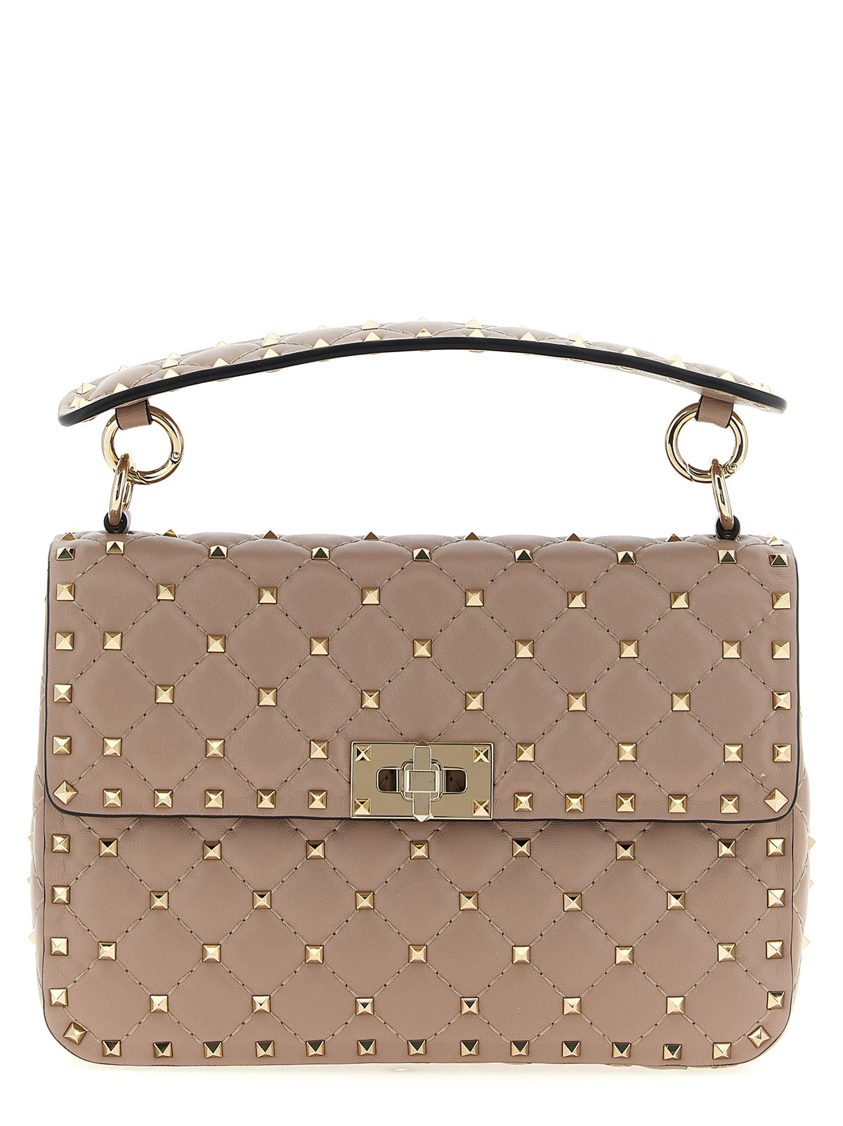 Multicolor Lamb Leather Shoulder Bag