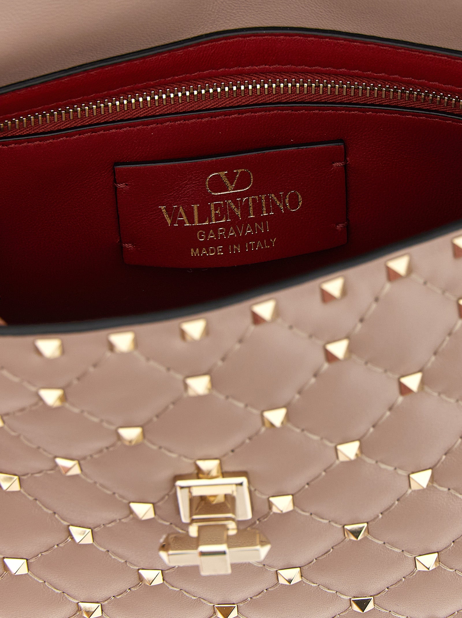 Multicolor Lamb Leather Shoulder Bag