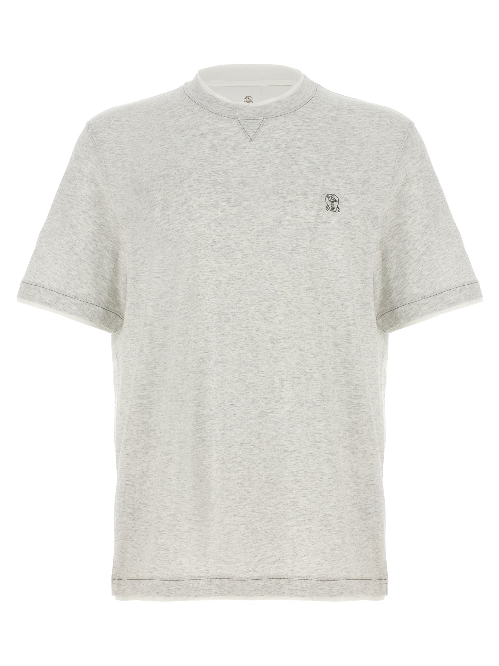 Gray Cotton T-Shirt