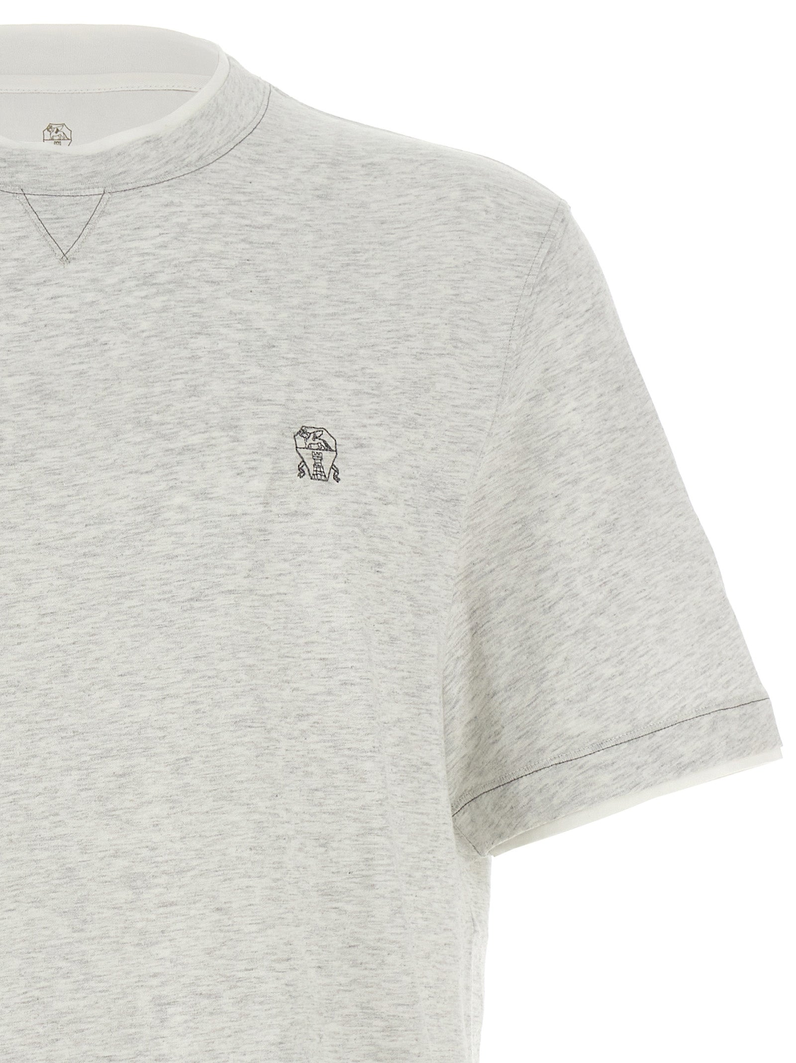 Gray Cotton T-Shirt
