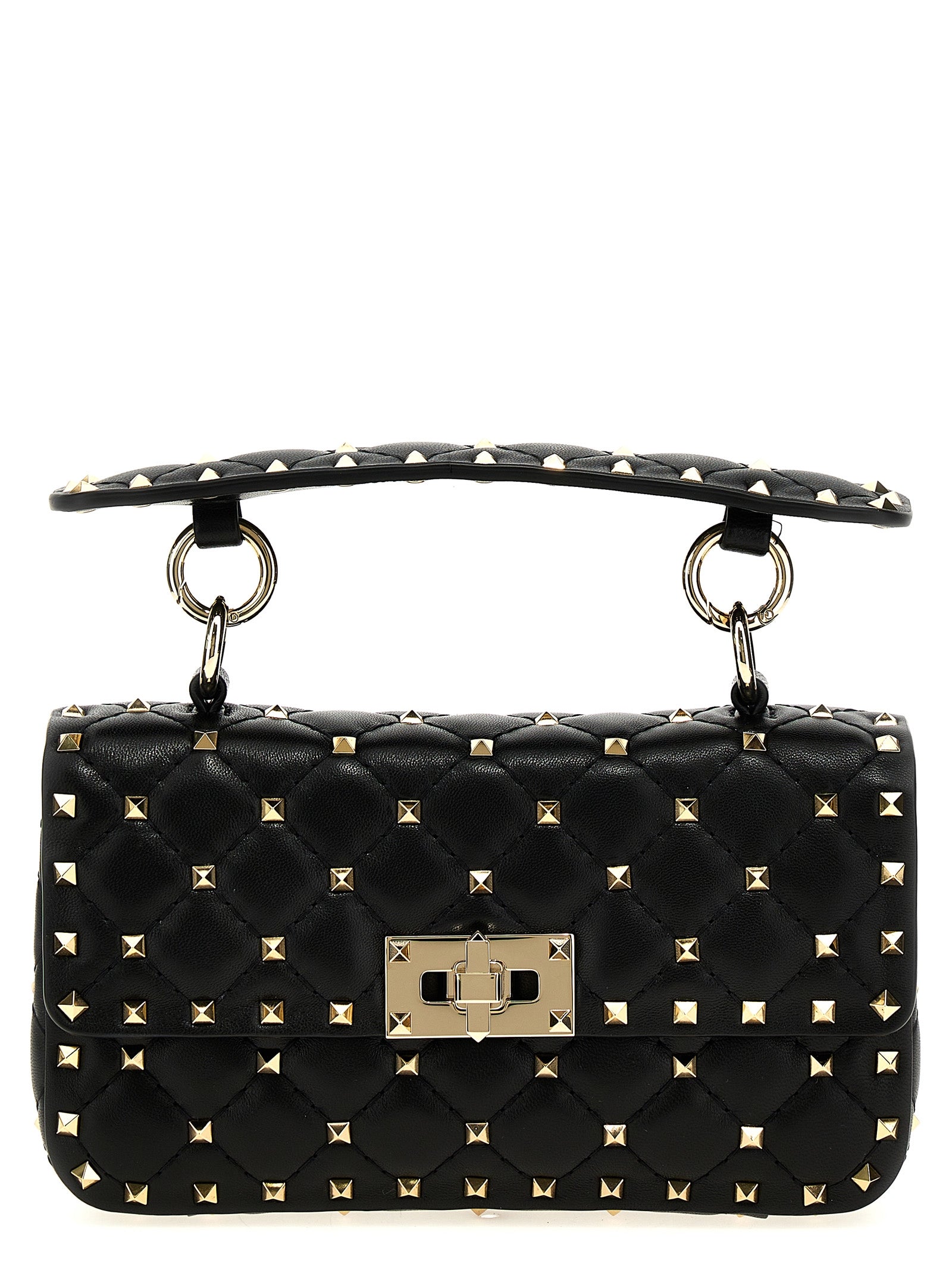 Black Lamb Leather Handbag