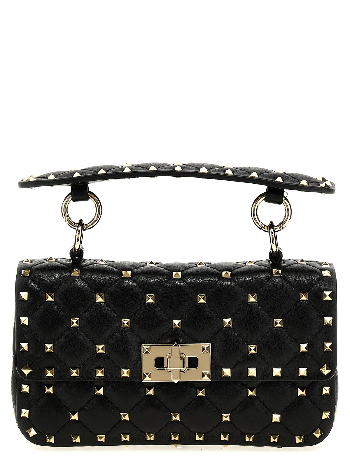 Black Lamb Leather Handbag