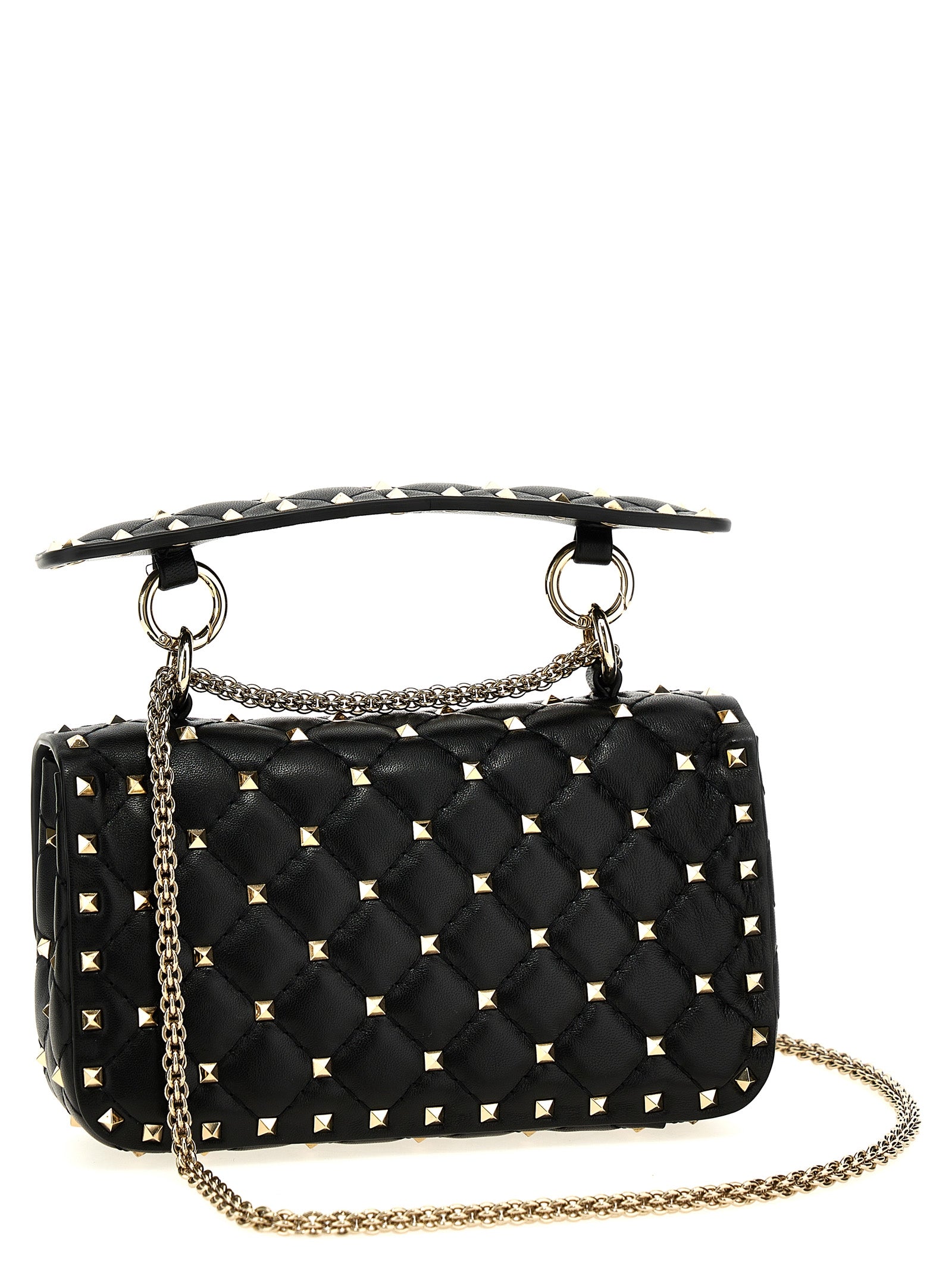 Black Lamb Leather Handbag