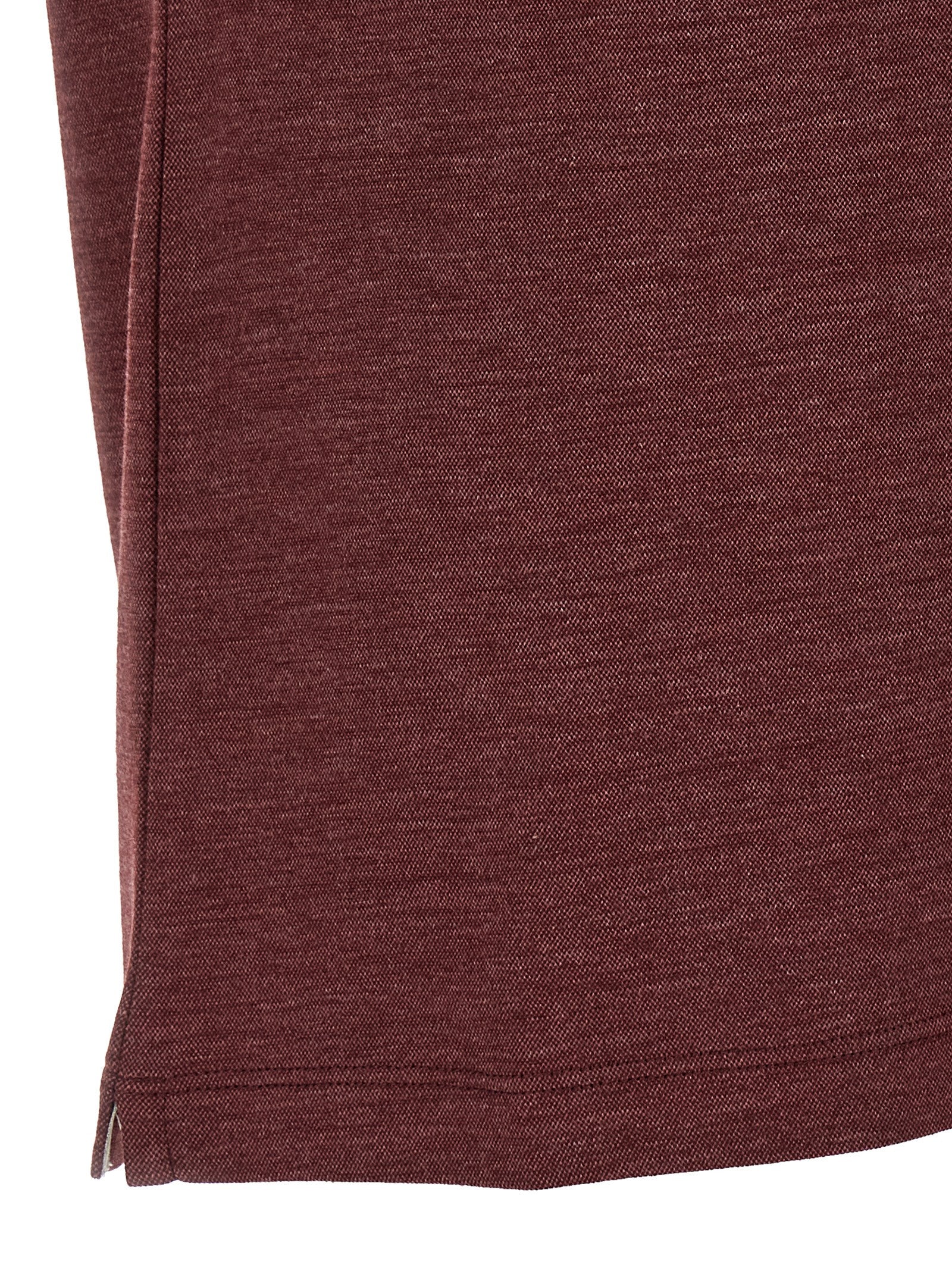 Bordeaux Virgin Wool Polo Shirt