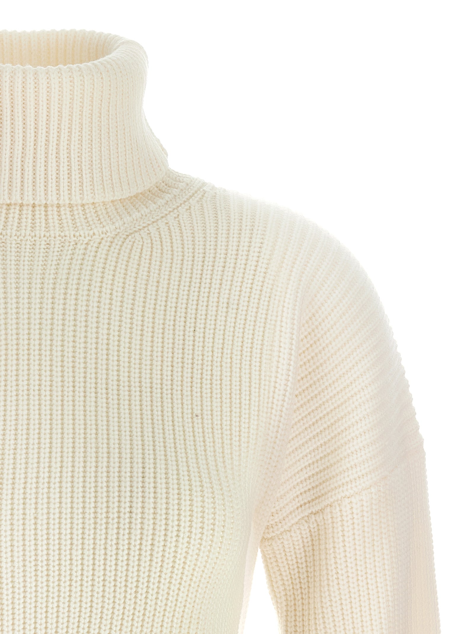 White Wool Cardigan