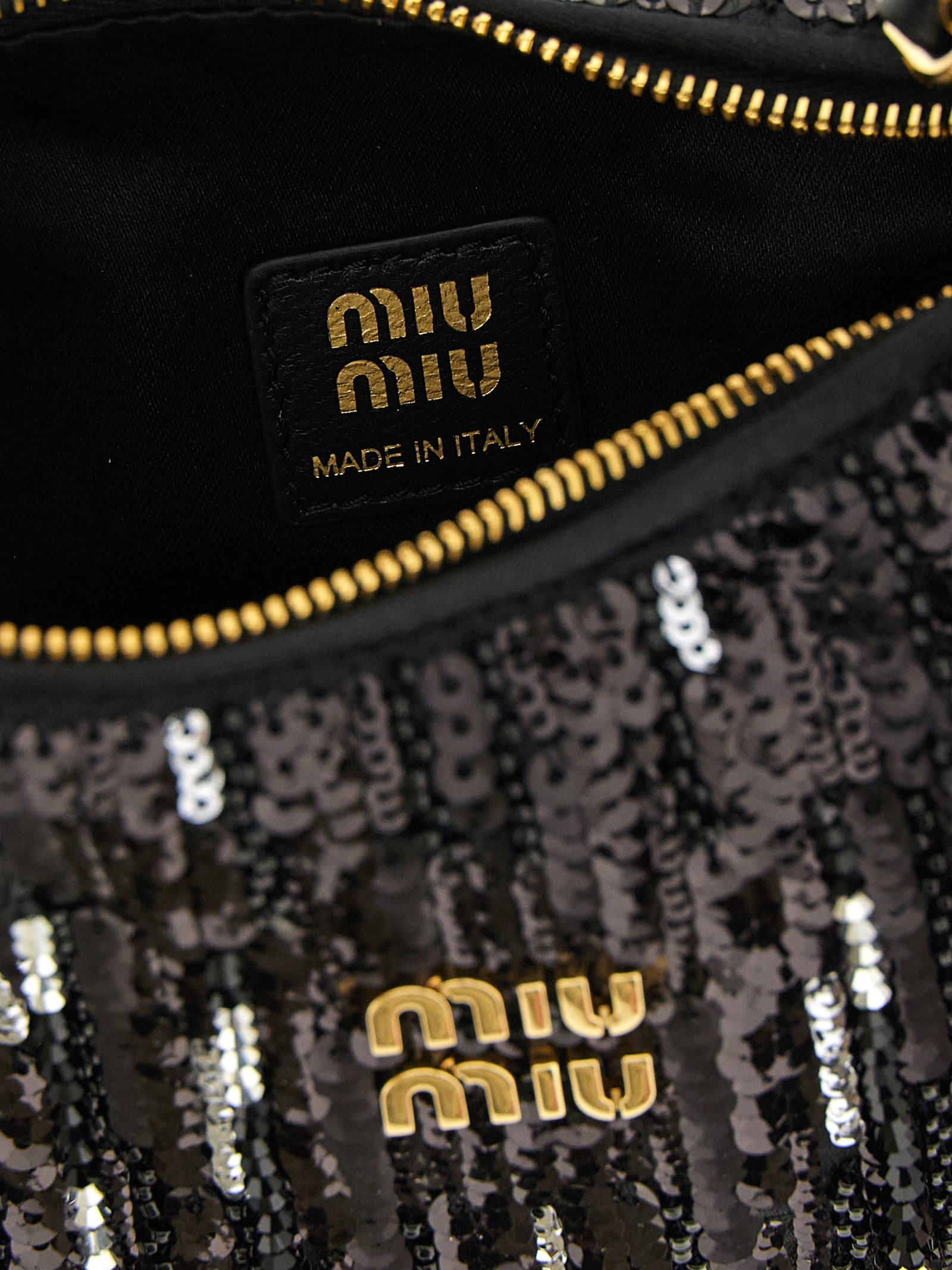 Black Polyester Handbag